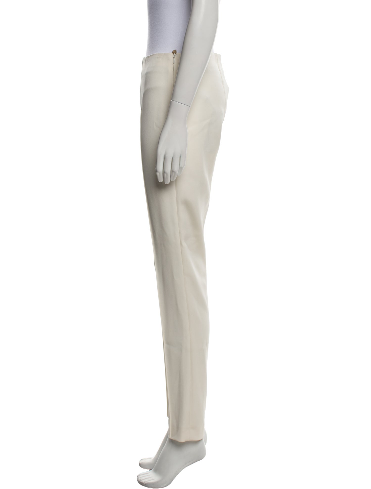 Akris Silk Straight Leg Pants