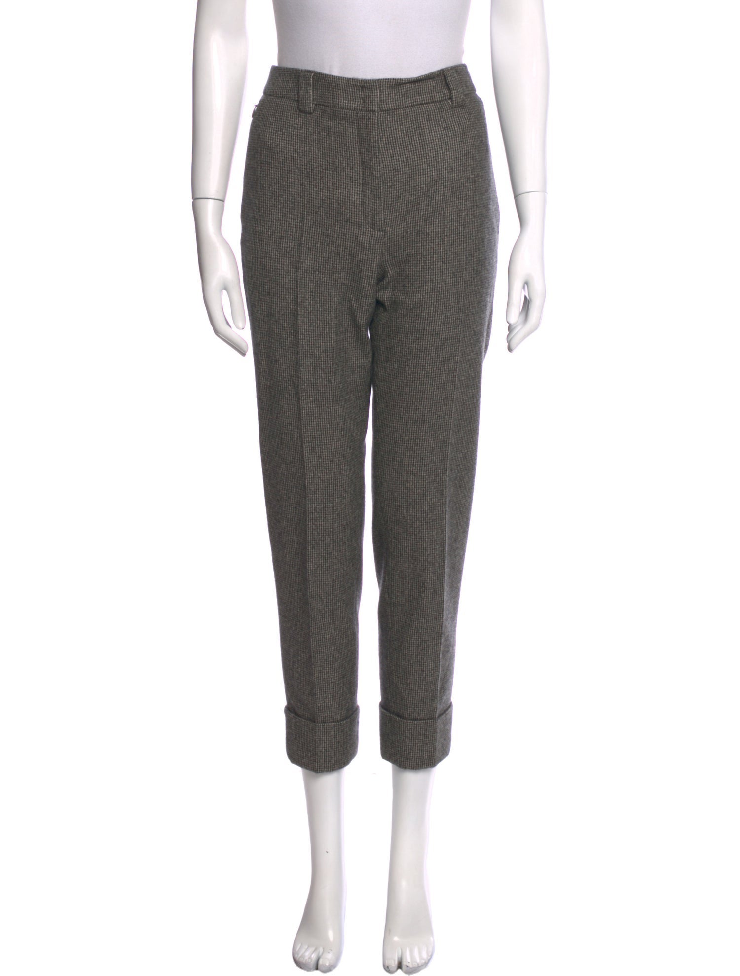 Akris Cashmere Straight Leg Pants
