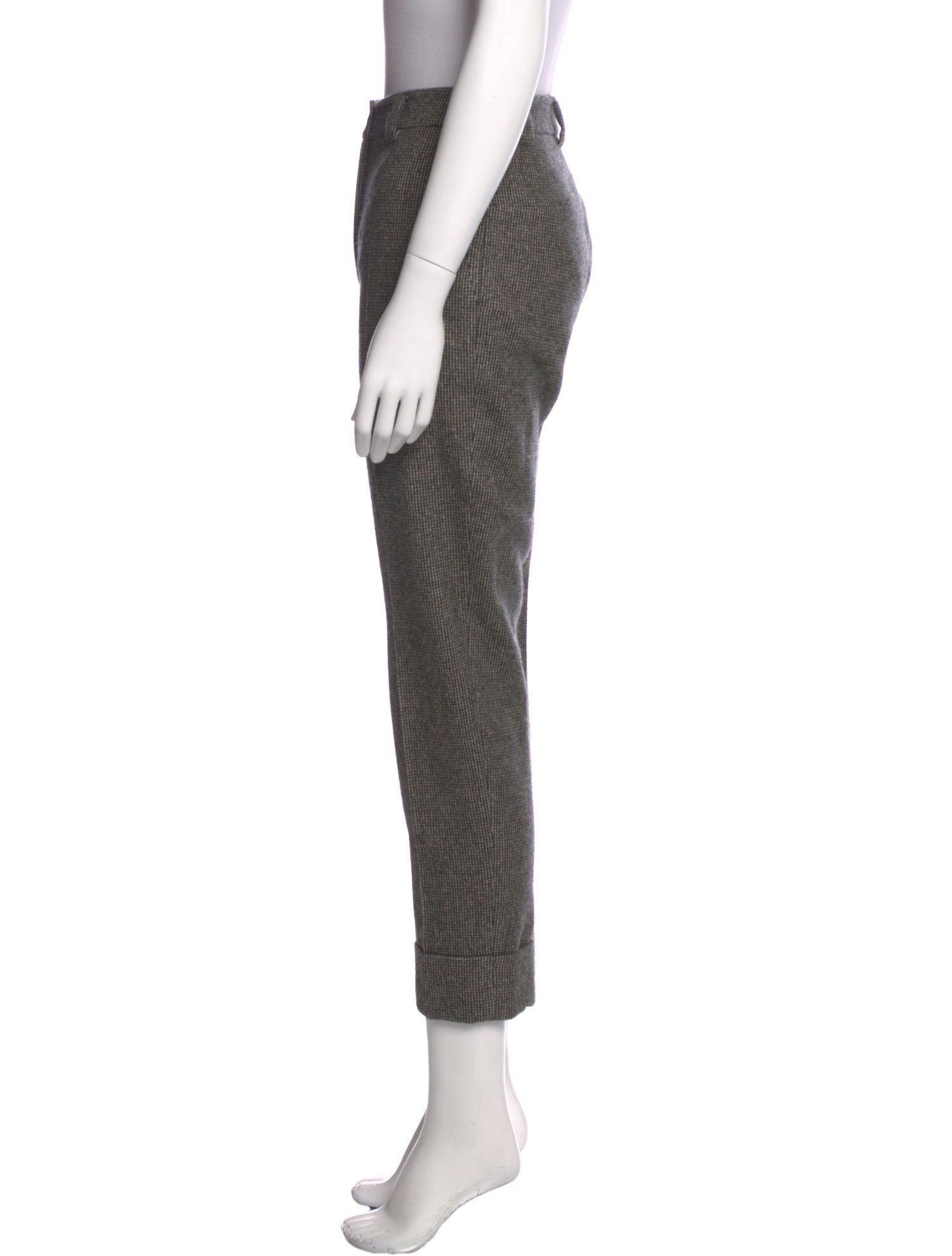 Akris Cashmere Straight Leg Pants