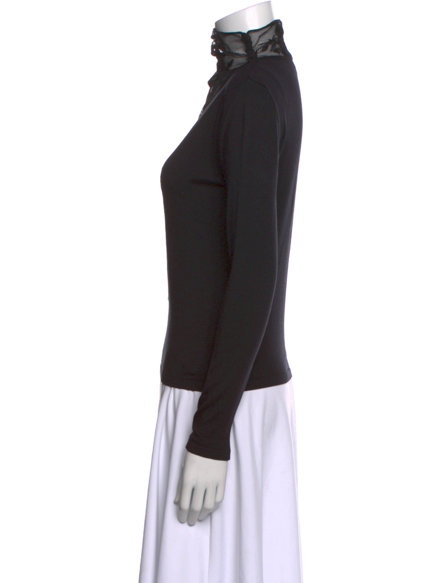 Akris Silk Turtleneck Sweatshirt