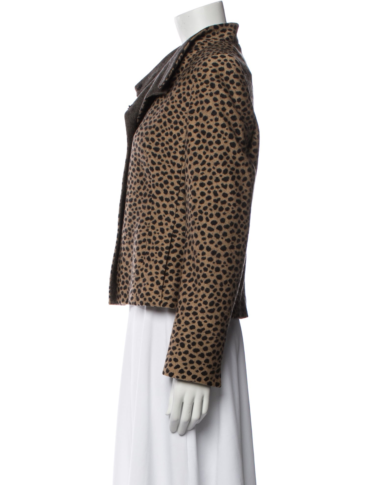 Akris Wool Printed Blazer