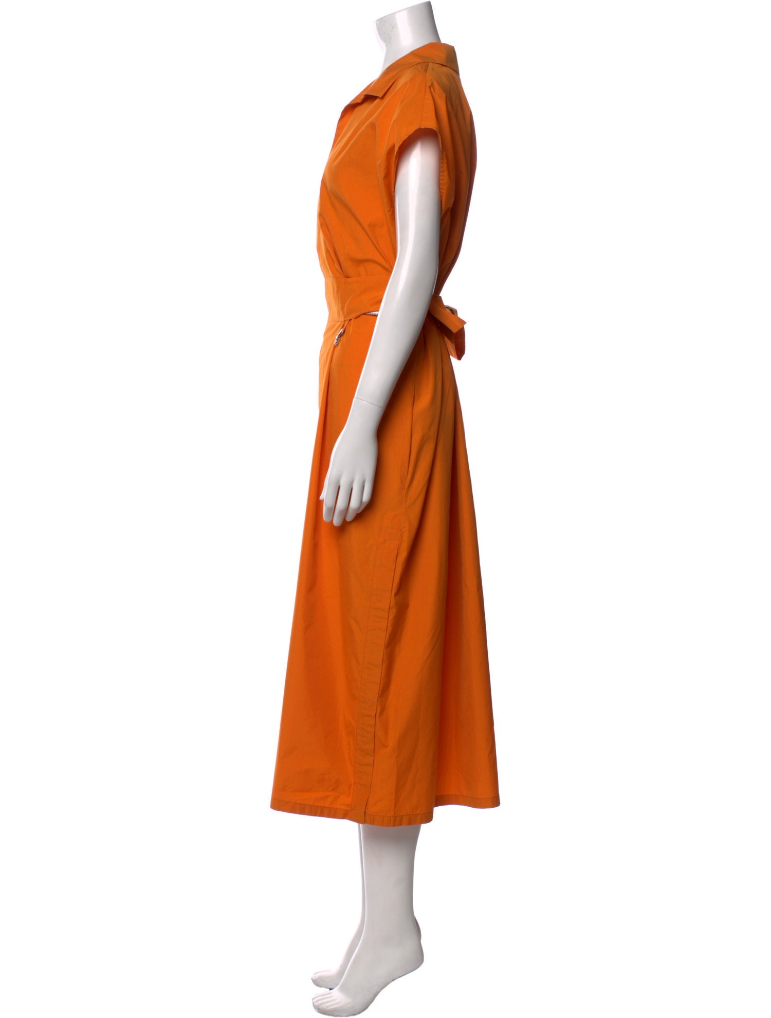 Akris V-Neck Long Dress