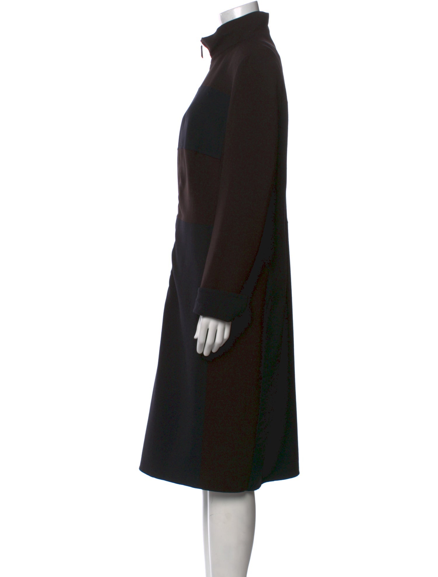 Akris Turtleneck Midi Length Dress