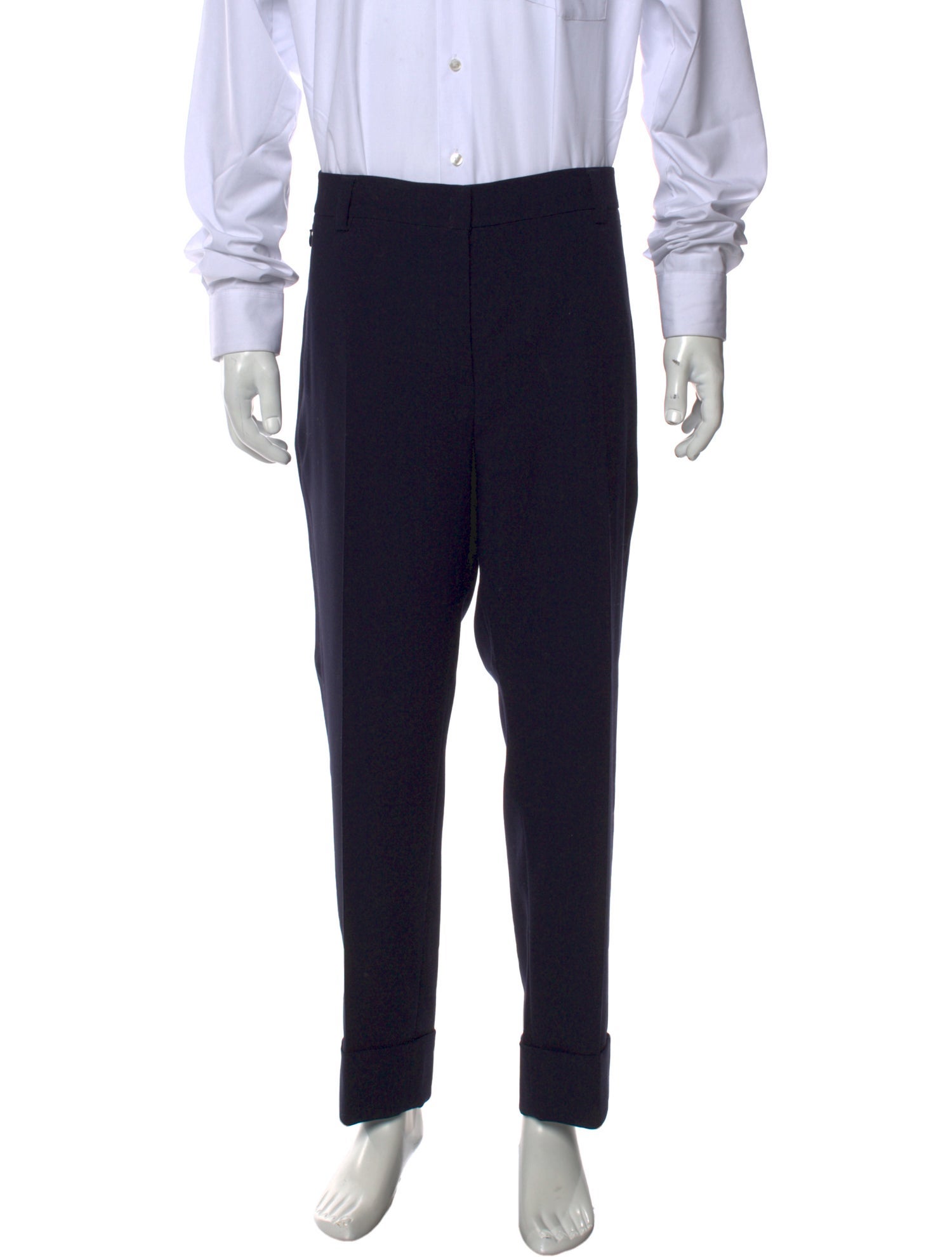 Akris Wool Straight Leg Pants