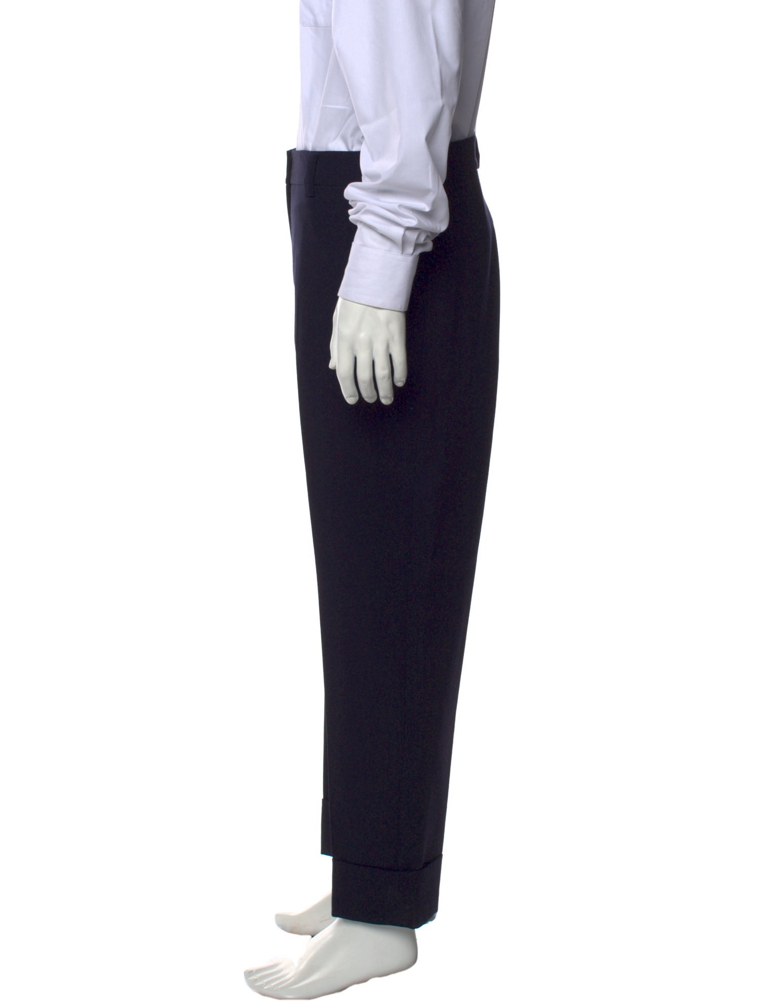 Akris Wool Straight Leg Pants