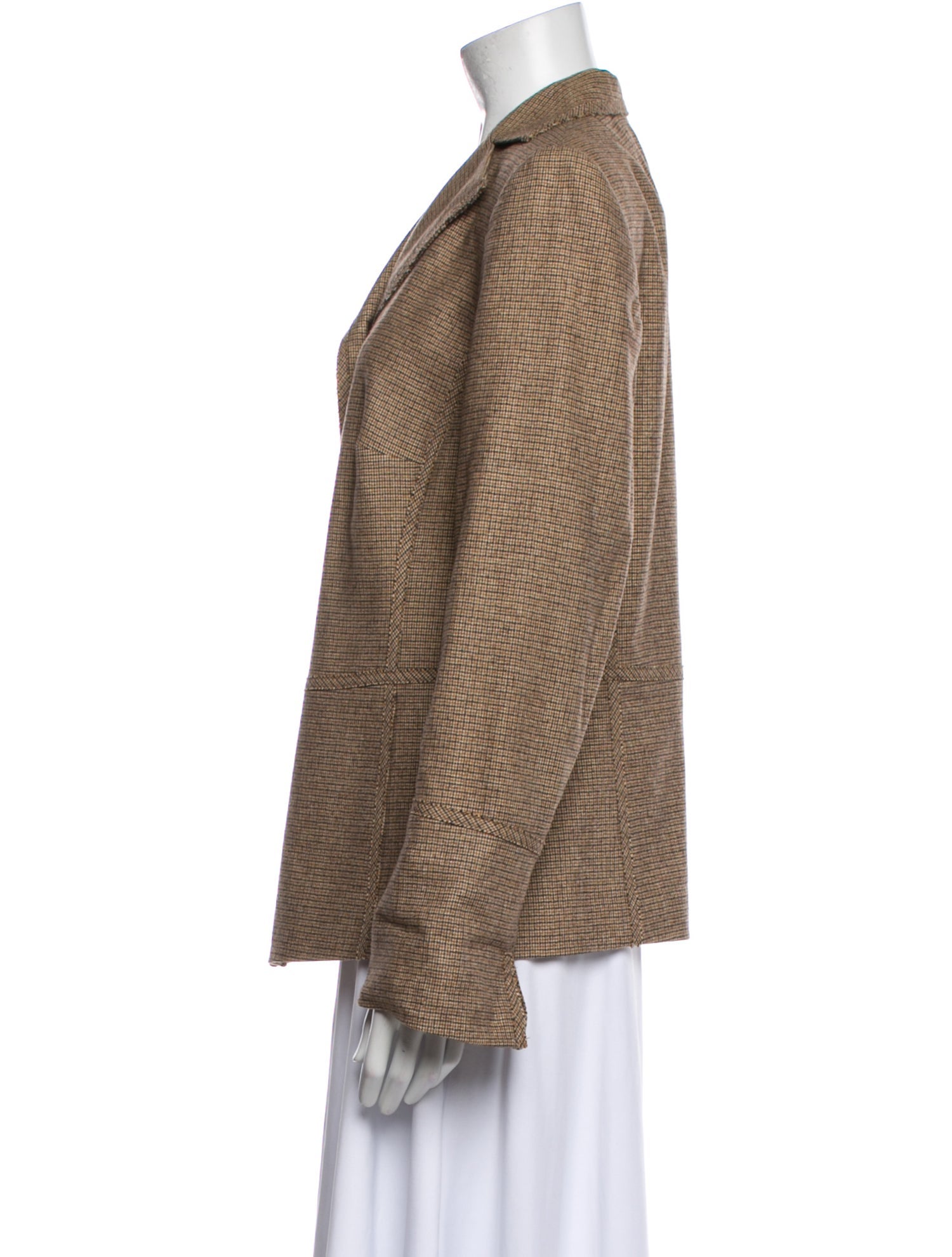 Akris Plaid Print Blazer