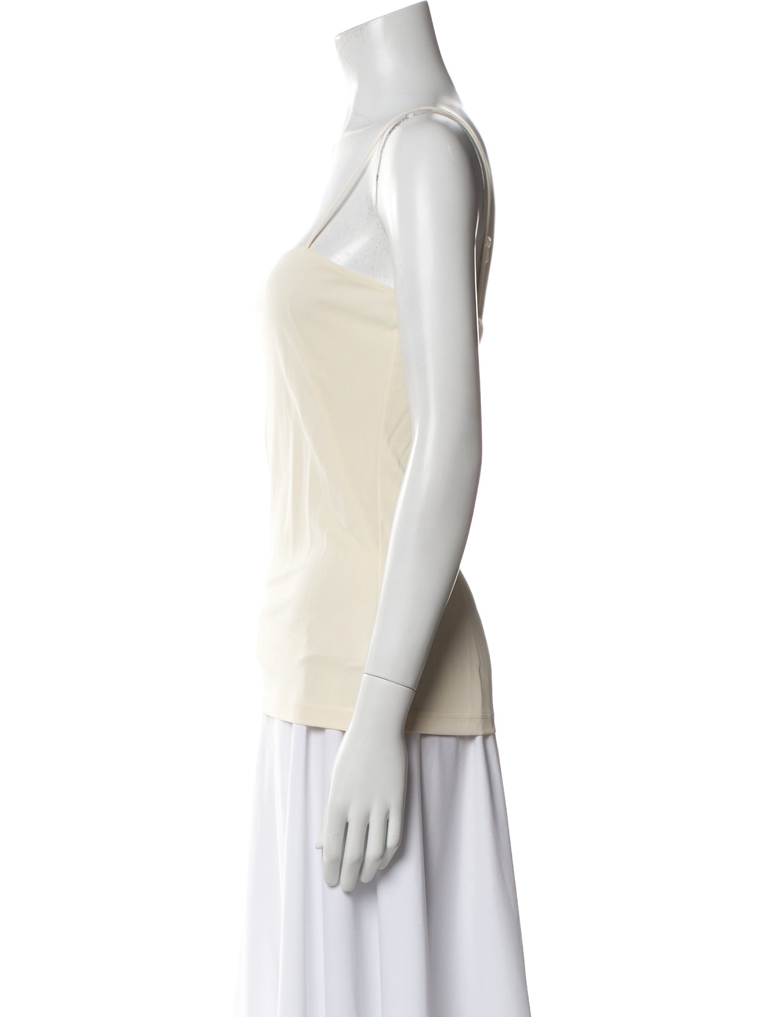Akris Punto Square Neckline Sleeveless Top