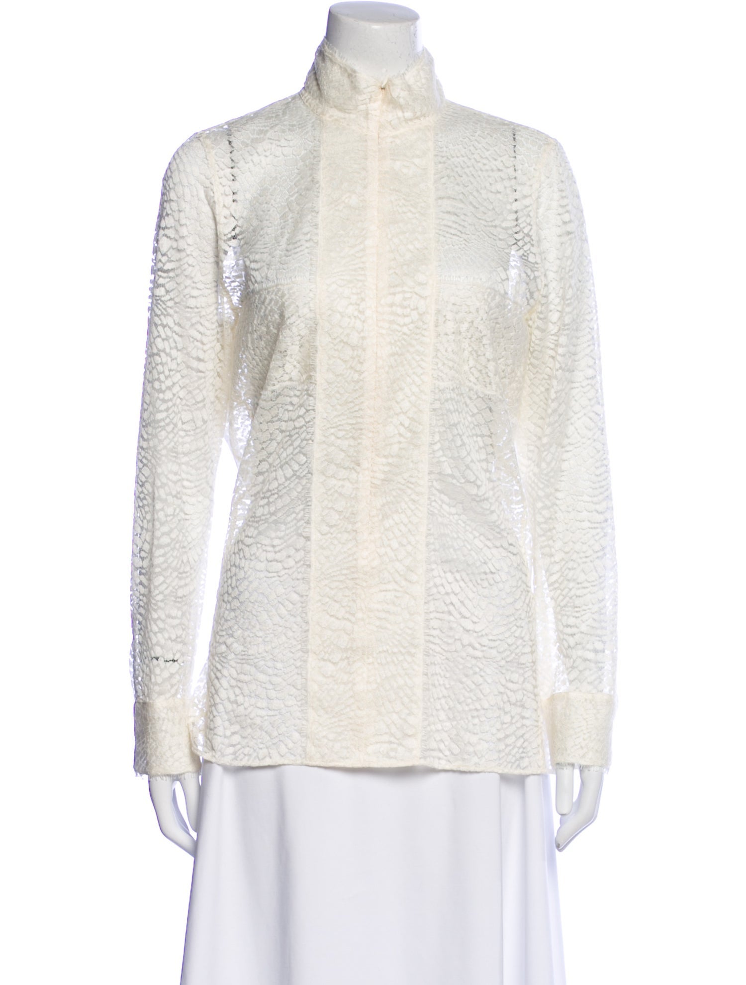 Akris Silk Mock Neck Top