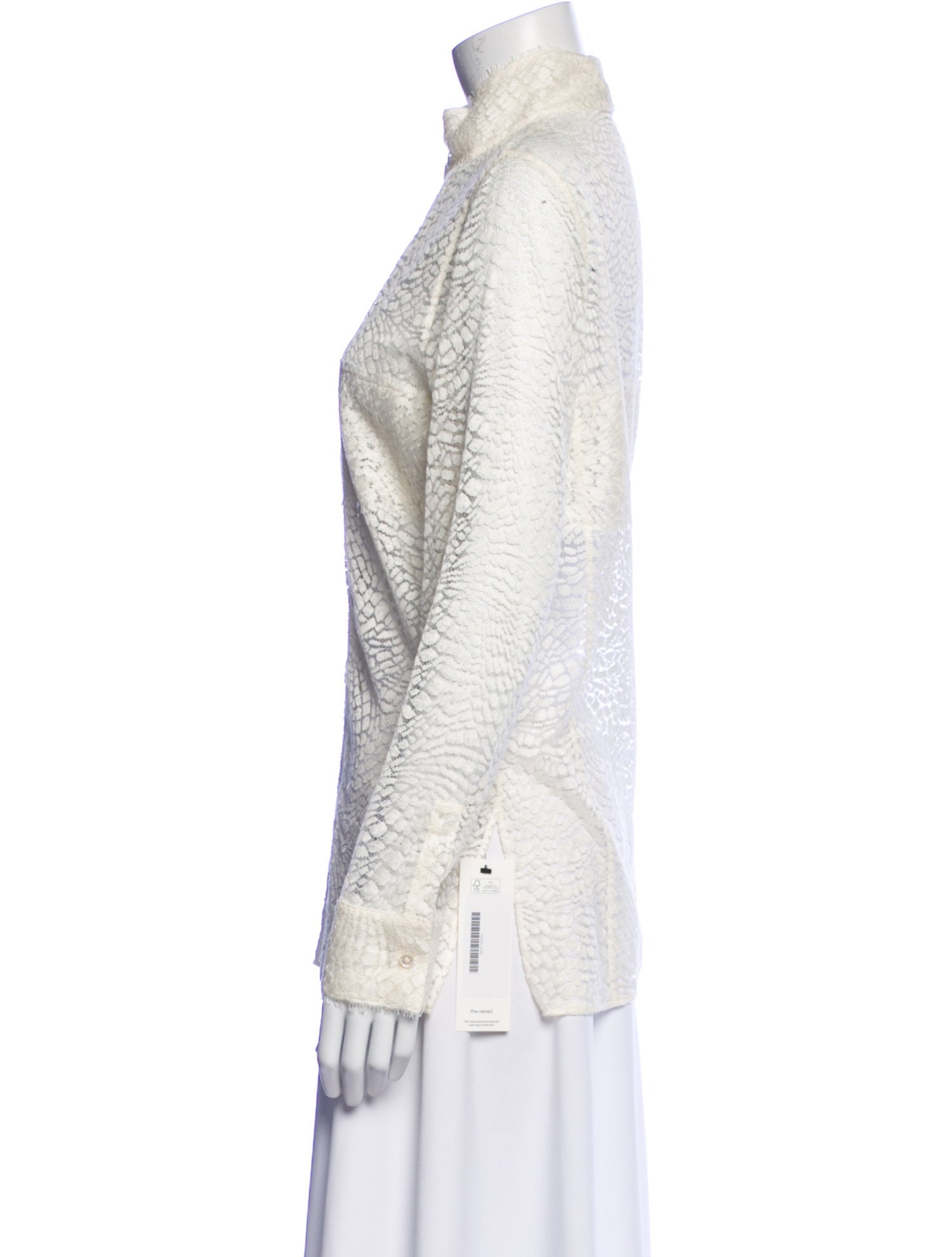 Akris Silk Mock Neck Top