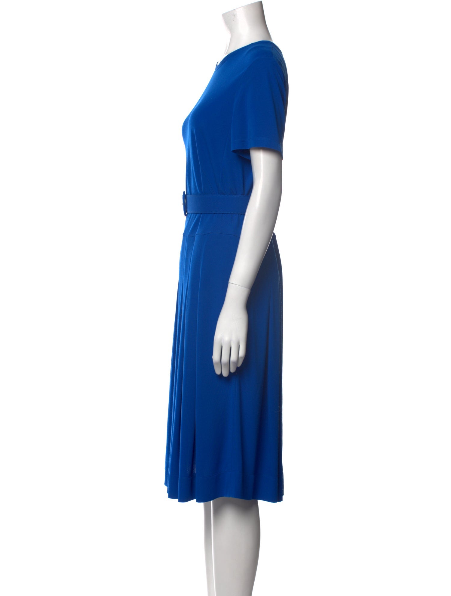 Akris Crew Neck Midi Length Dress