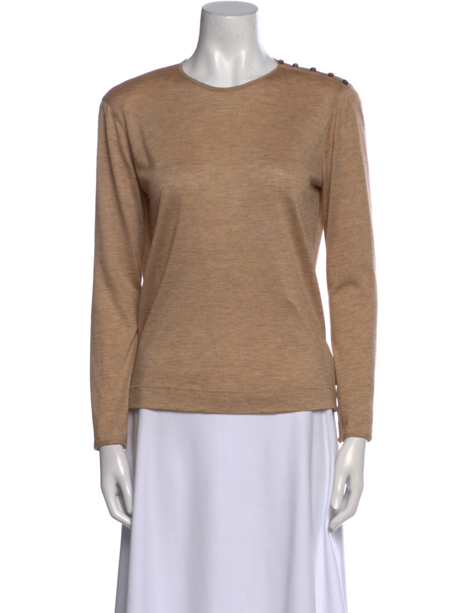 Akris Cashmere Crew Neck Top