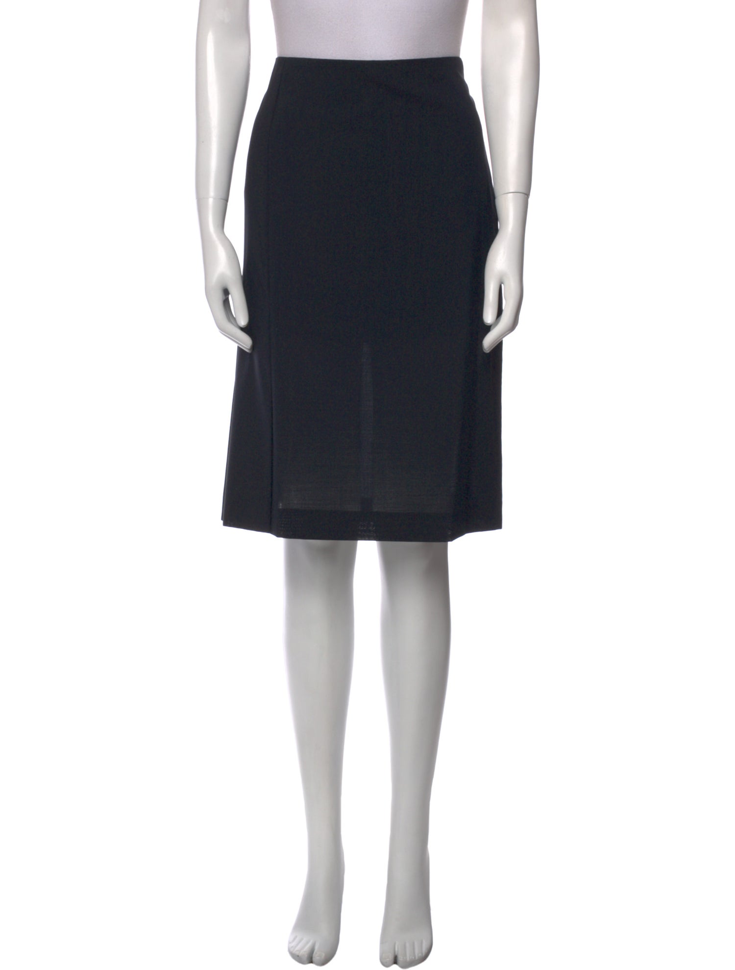 Akris Wool Knee-Length Skirt
