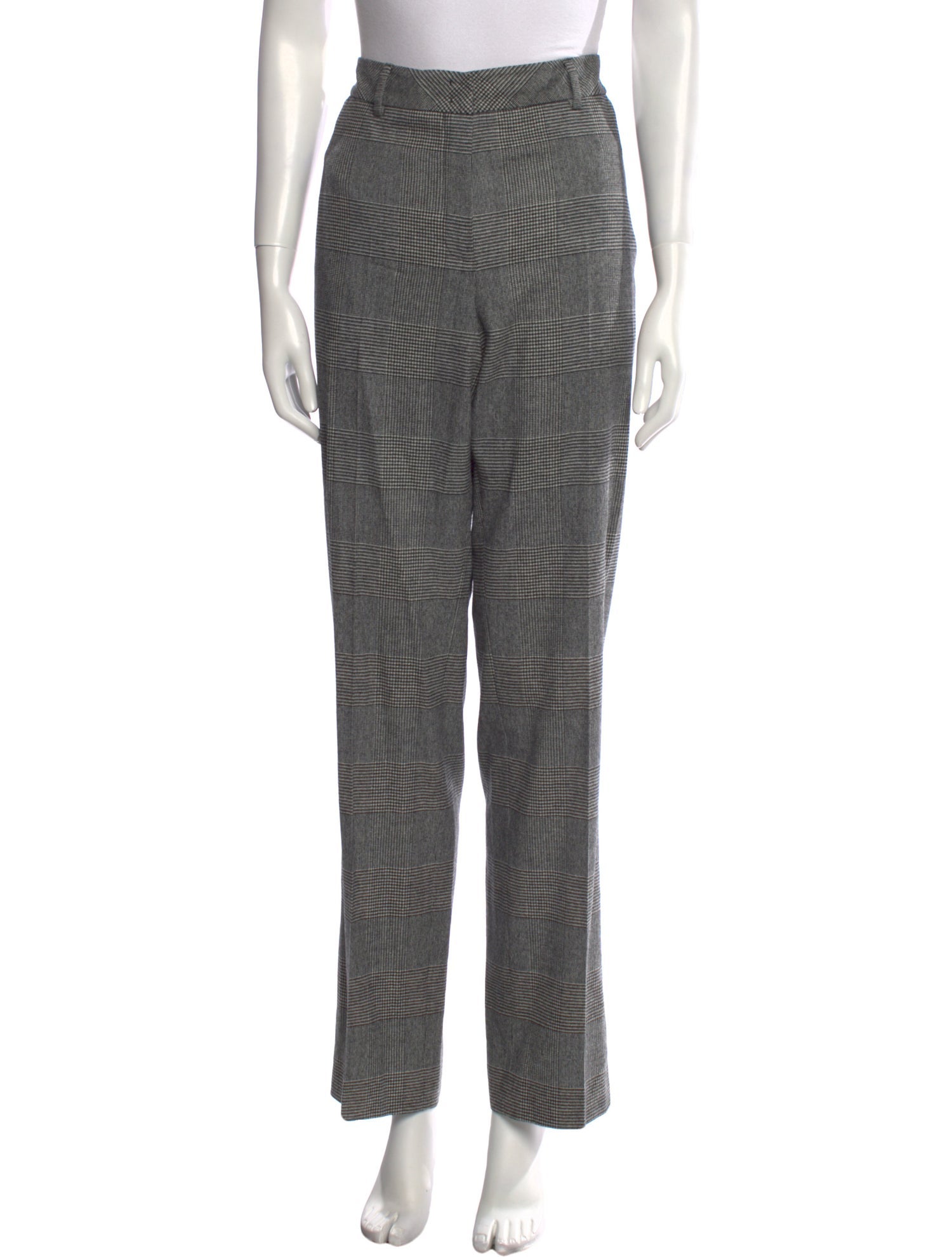 Akris Virgin Wool Straight Leg Pants