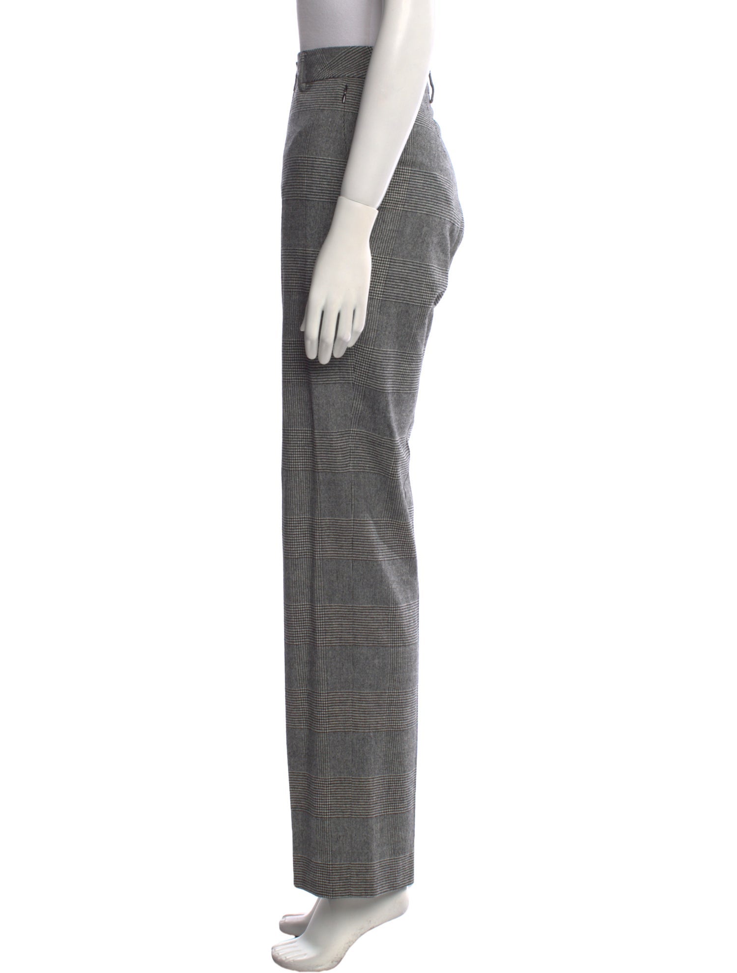 Akris Virgin Wool Straight Leg Pants