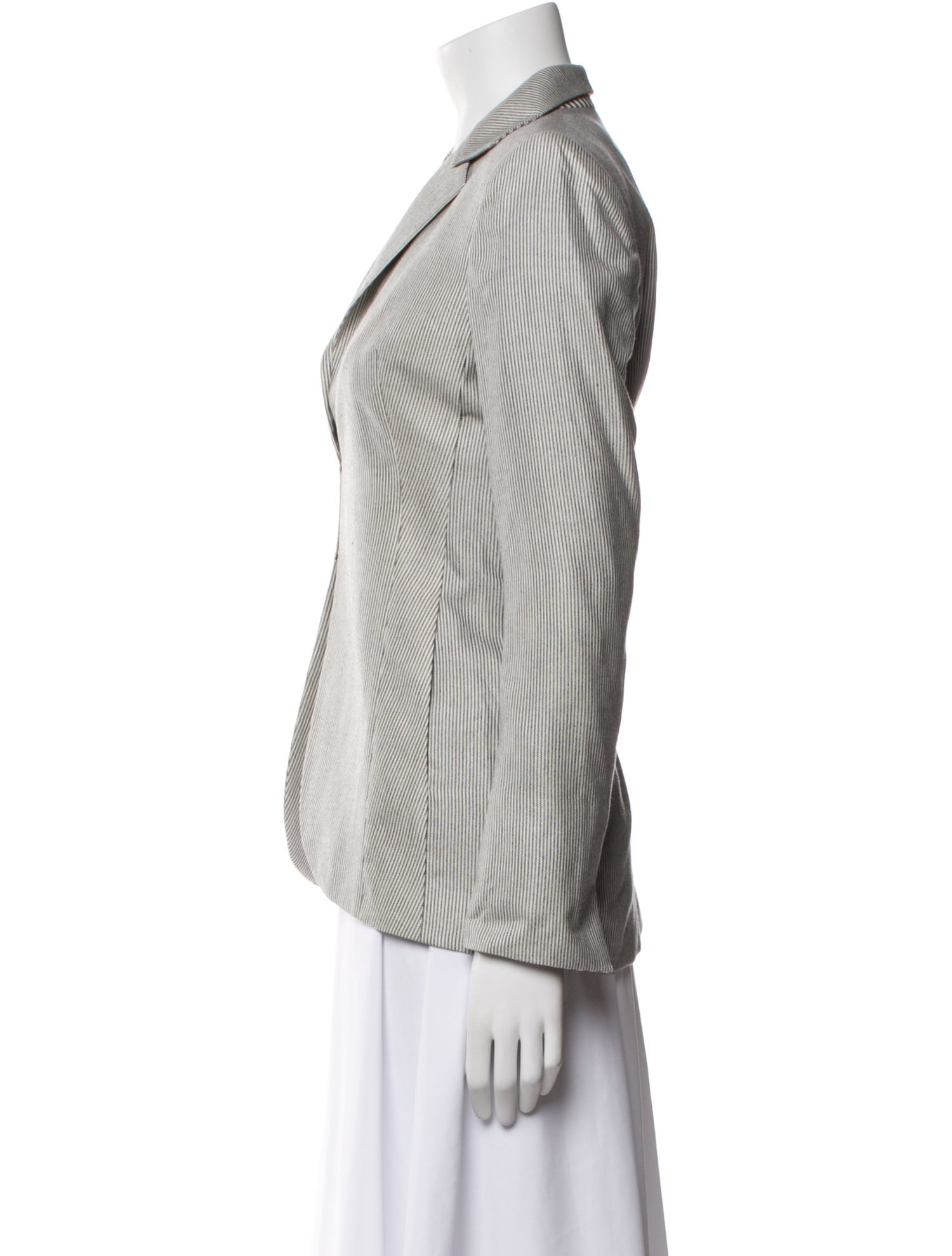 Akris Cashmere Striped Blazer