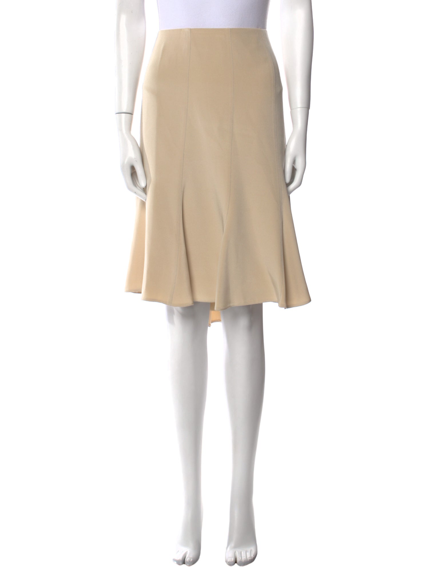Akris Silk Knee-Length Skirt