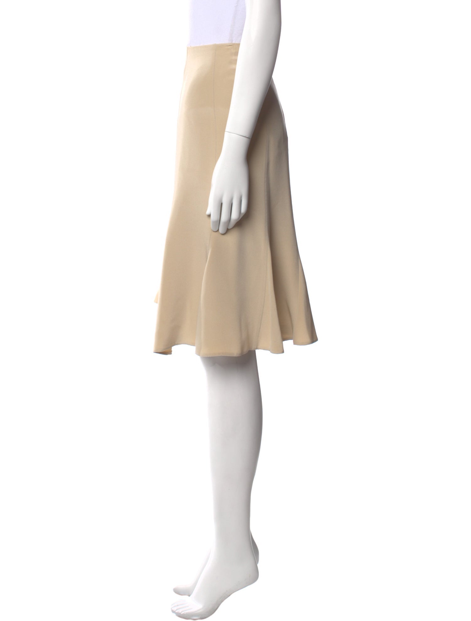 Akris Silk Knee-Length Skirt