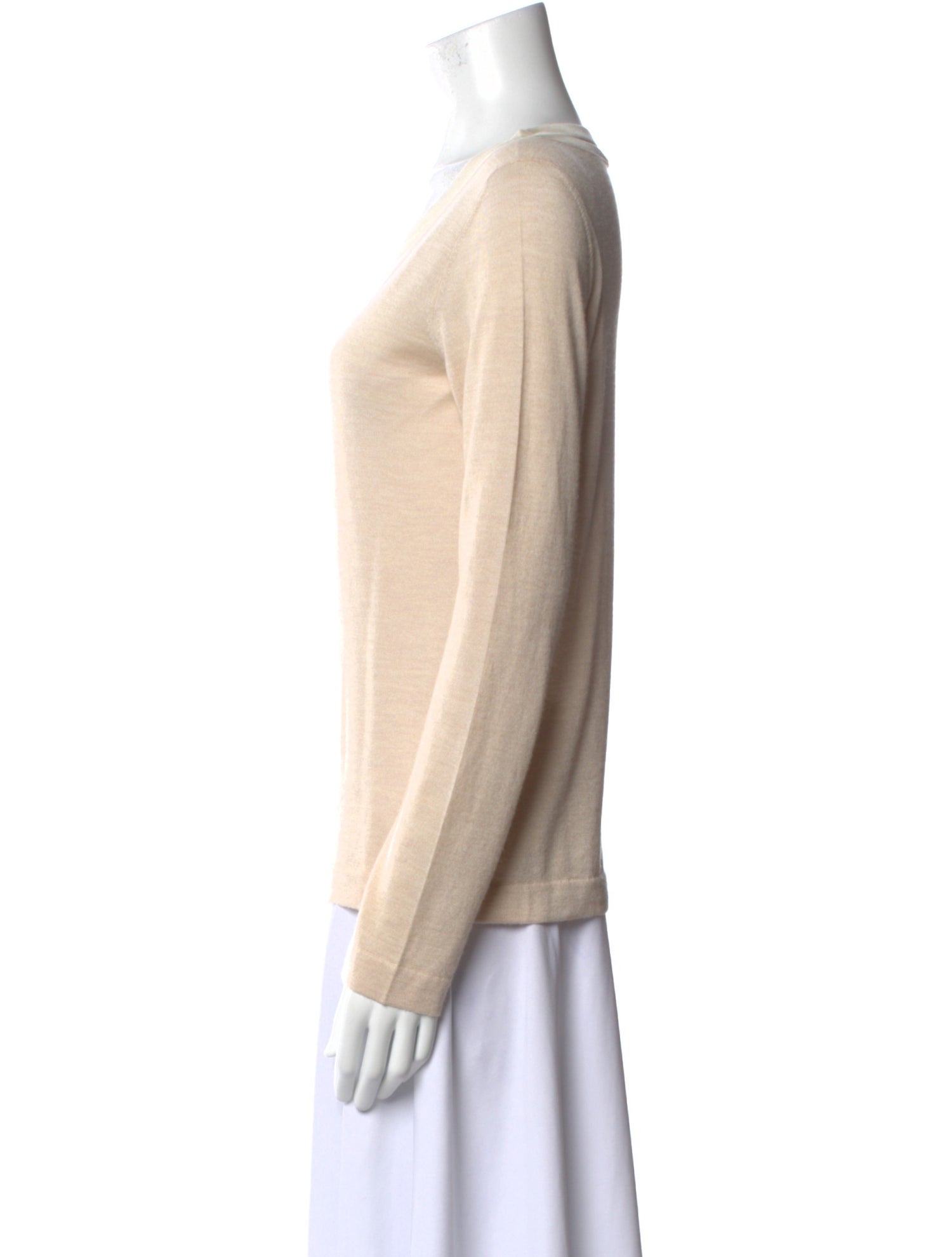 Akris Cashmere Scoop Neck Sweatshirt