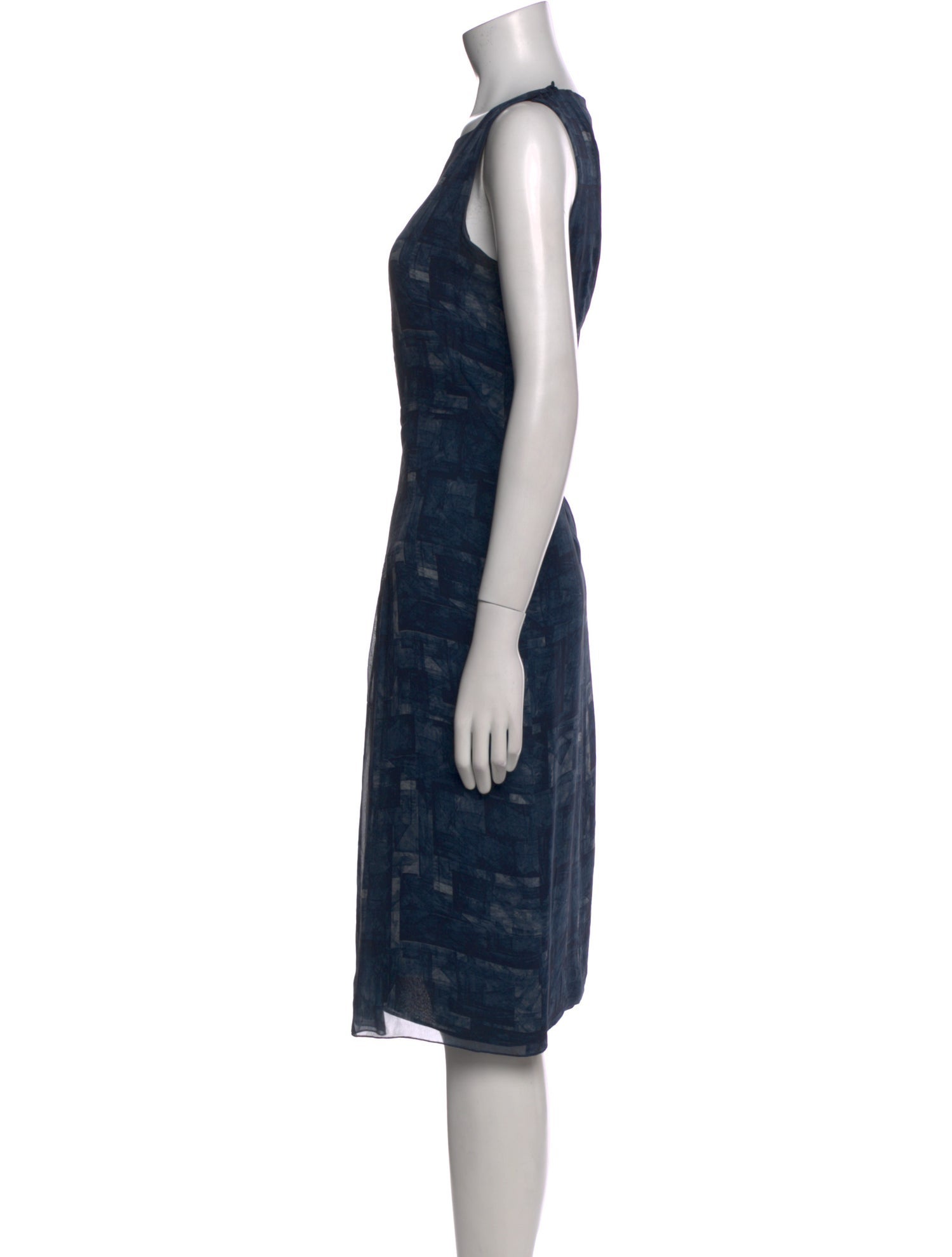 Akris Silk Knee-Length Dress