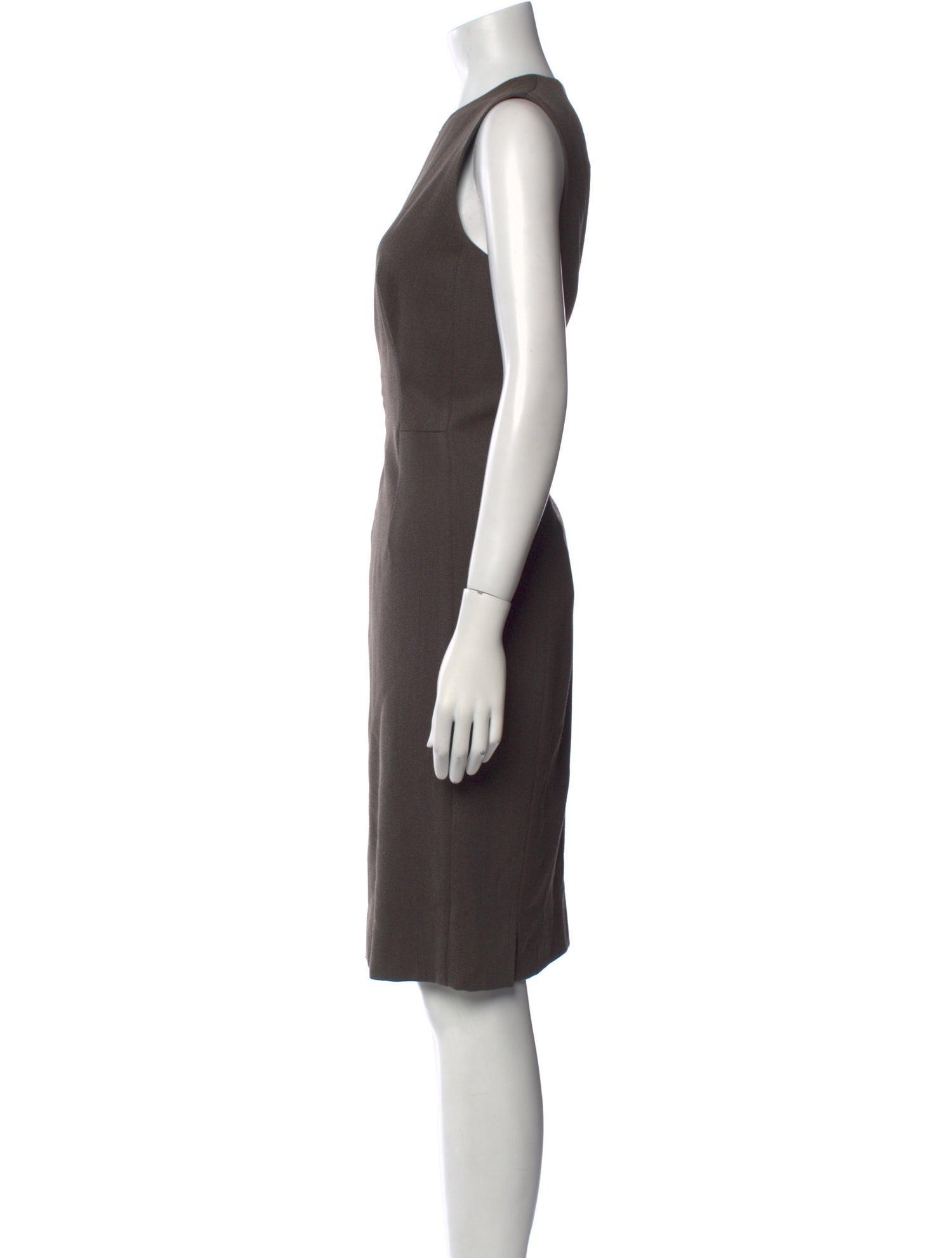 Akris Crew Neck Knee-Length Dress