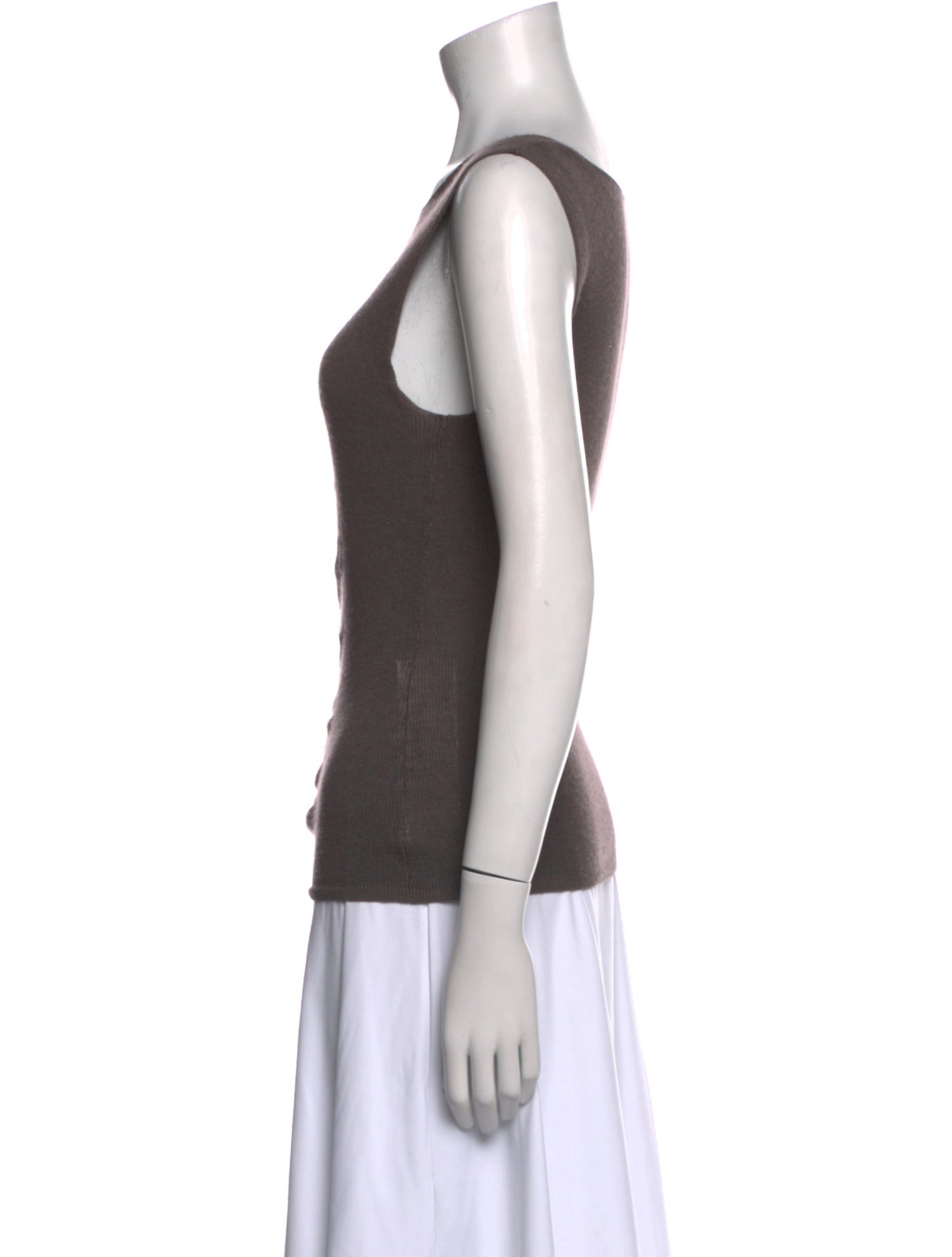 Akris Silk Scoop Neck Top