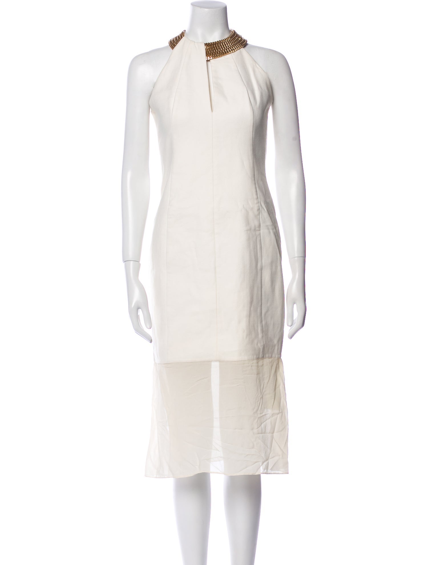 Akris Halterneck Midi Length Dress