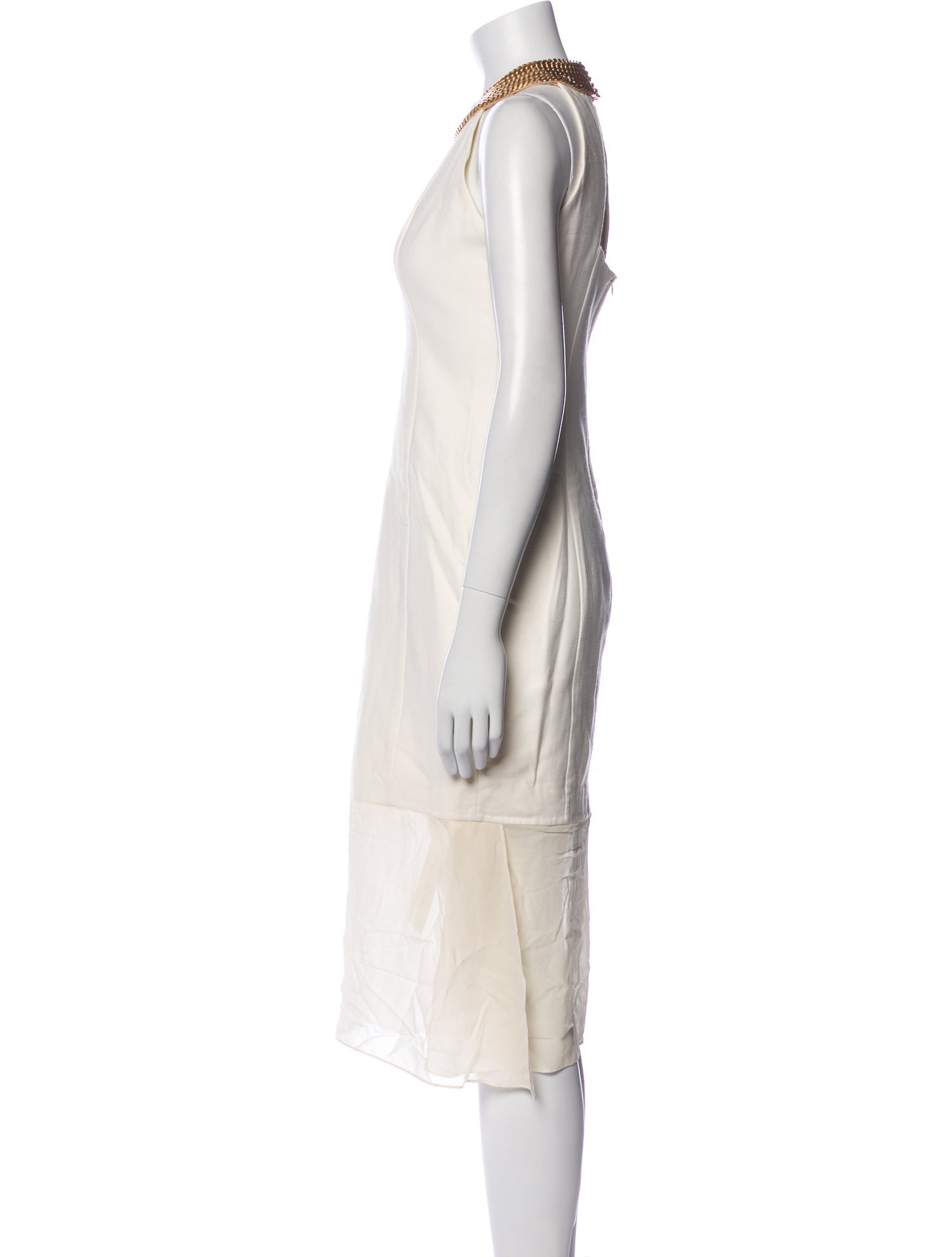 Akris Halterneck Midi Length Dress