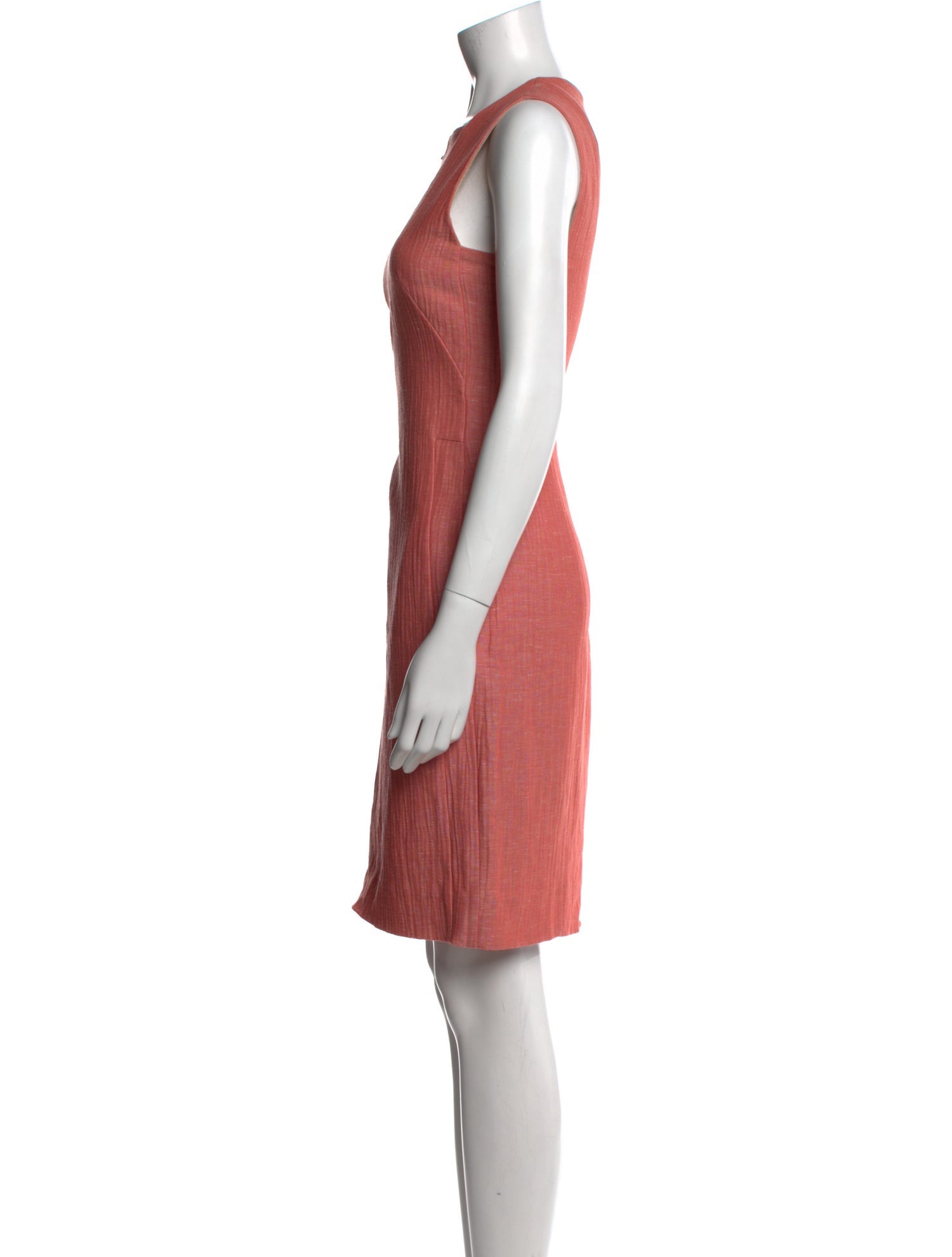 Akris Square Neckline Knee-Length Dress