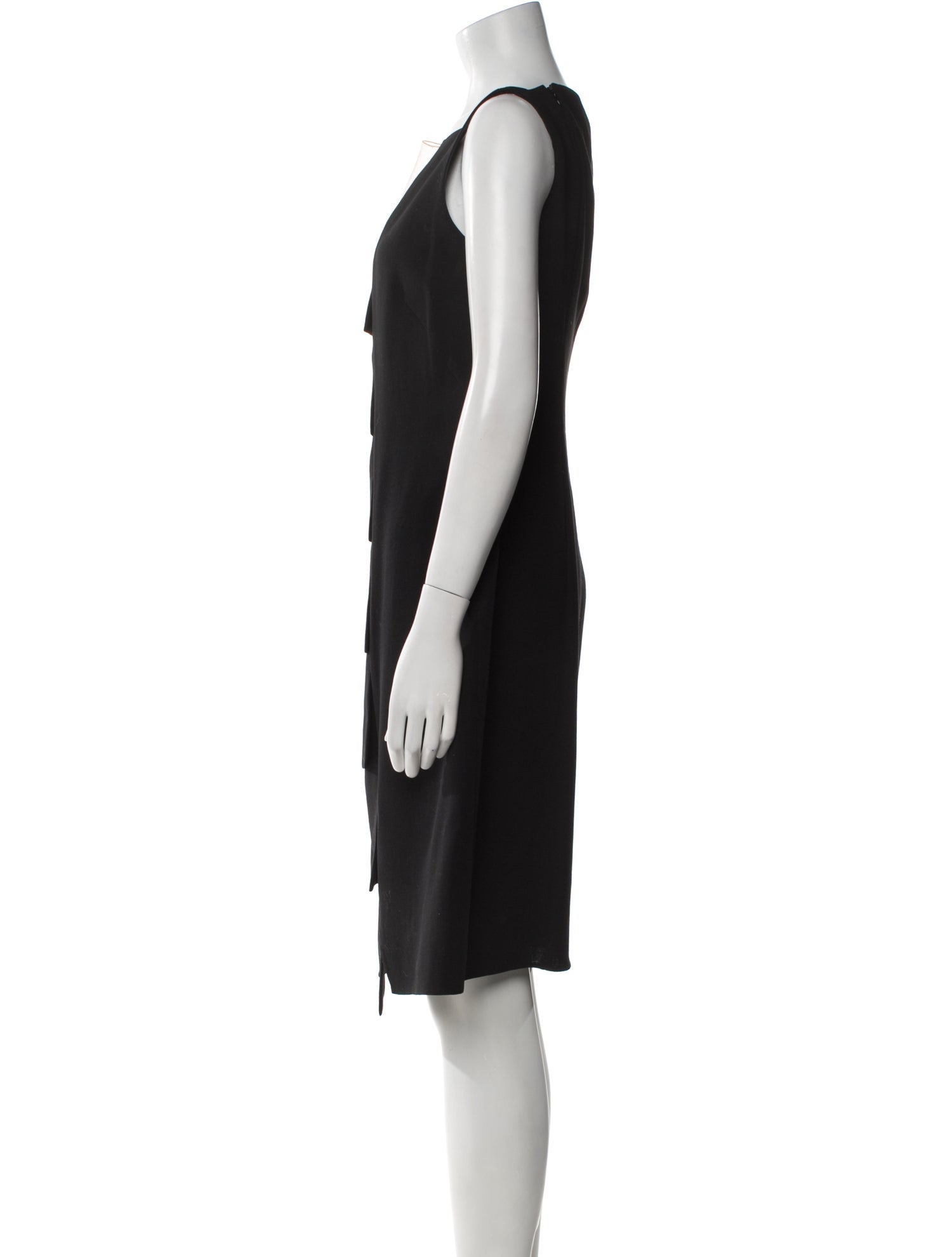 Akris Wool Knee-Length Dress