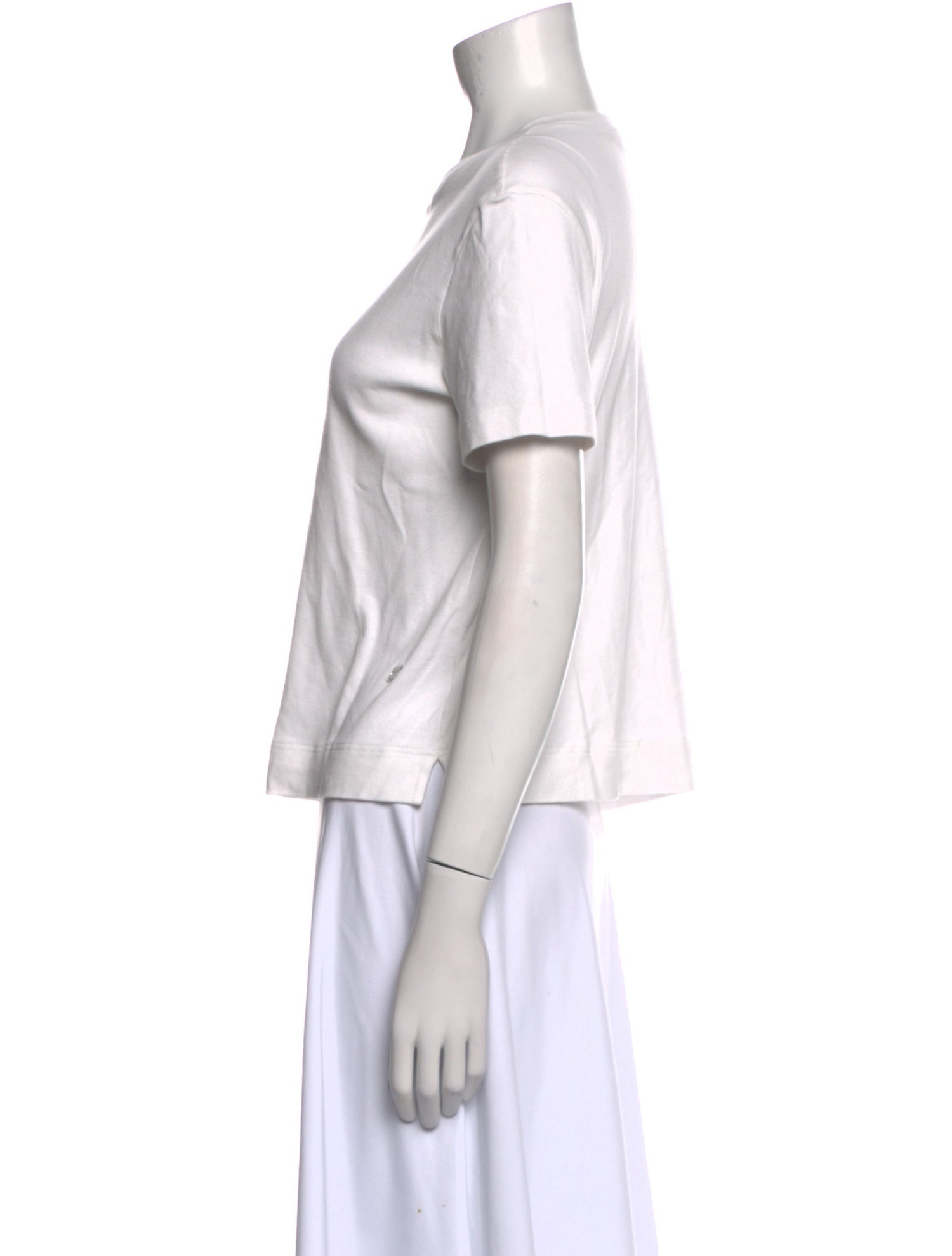 Akris Bateau Neckline Short Sleeve T-Shirt