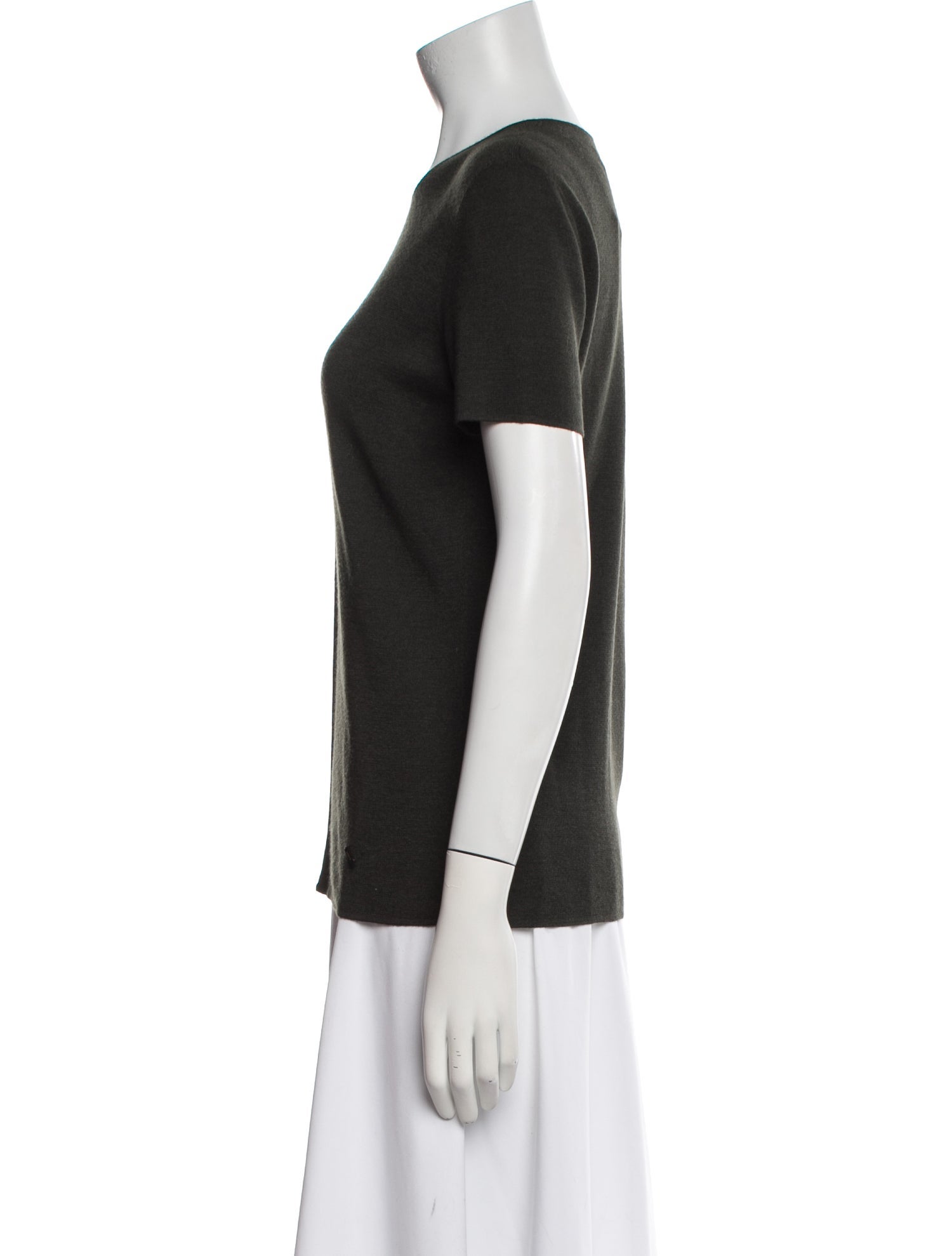 Akris Cashmere Crew Neck T-Shirt