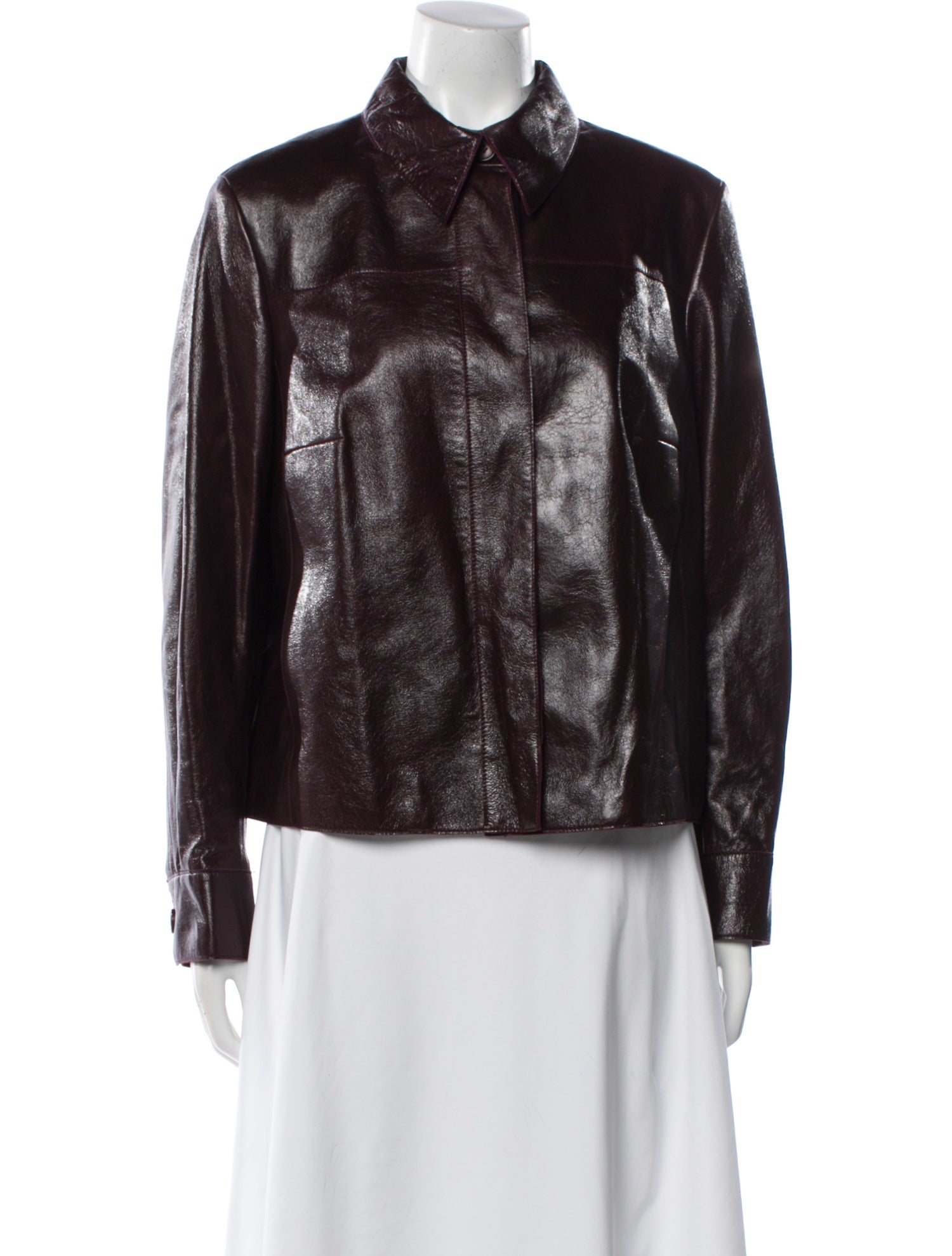 Akris Lamb Leather Jacket