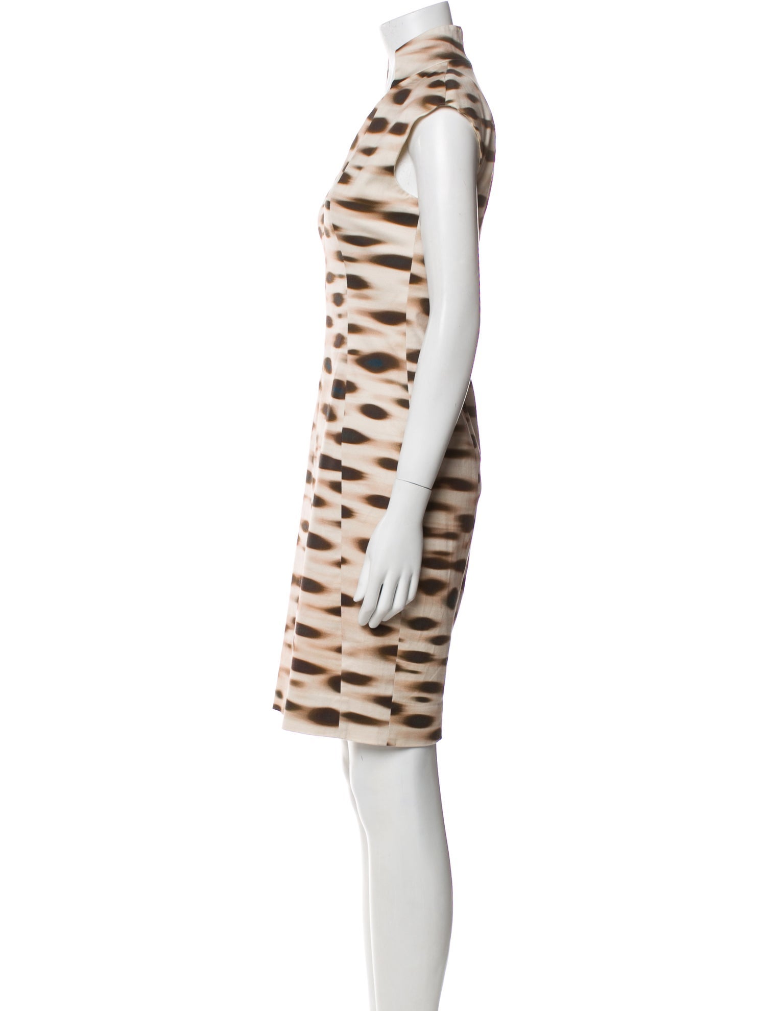 Akris Animal Print Mini Dress