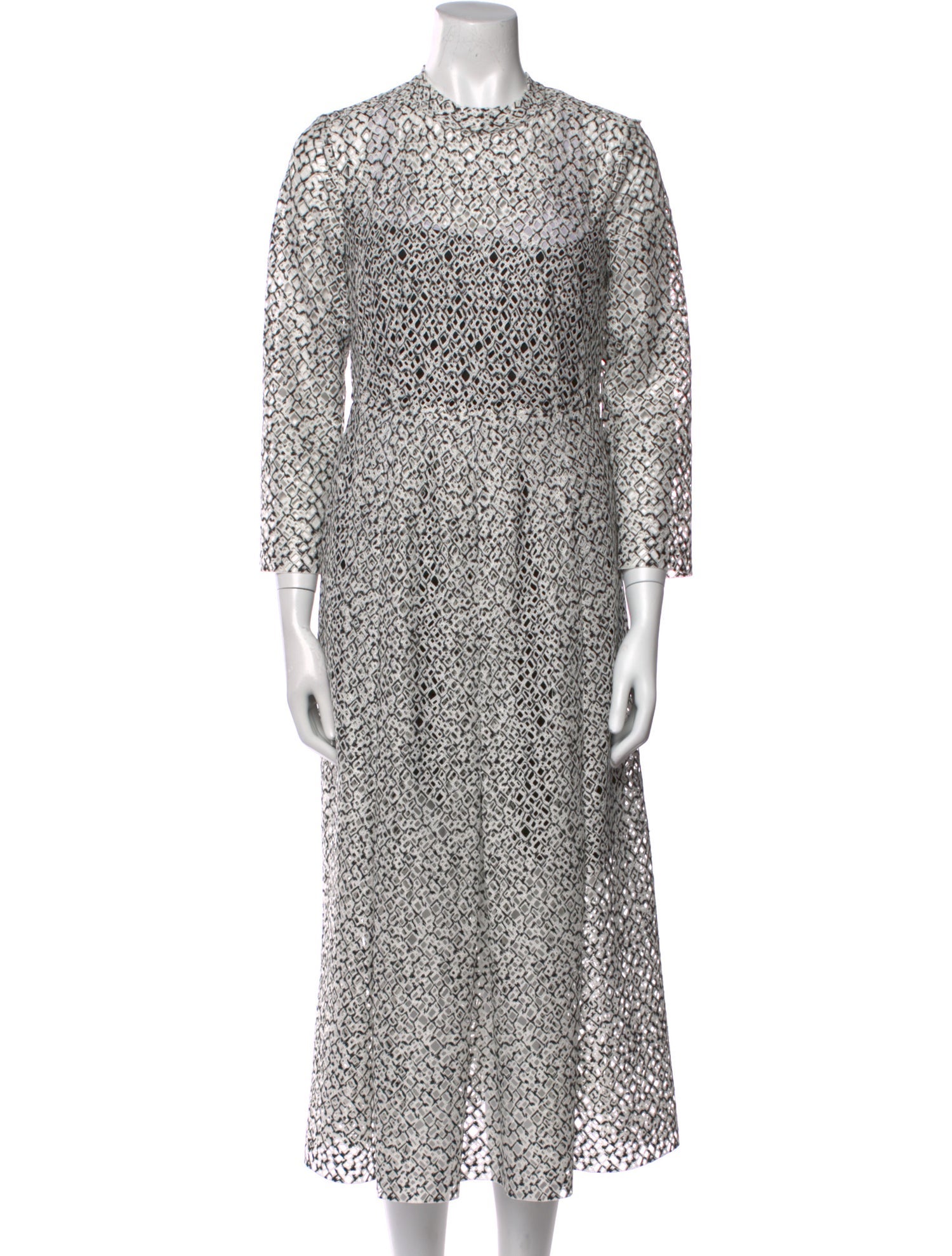 Akris Printed Knee-Length Dress