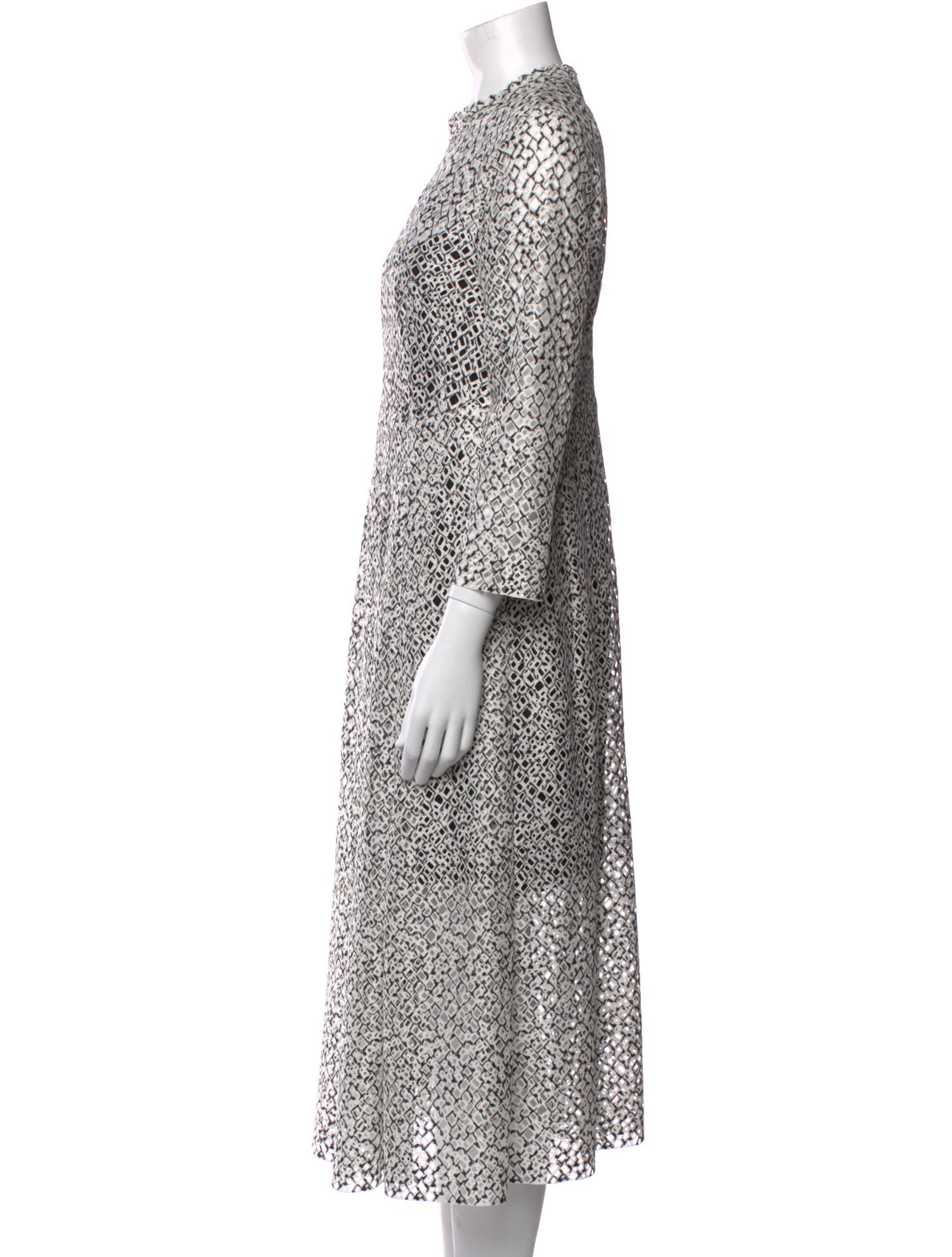 Akris Printed Knee-Length Dress