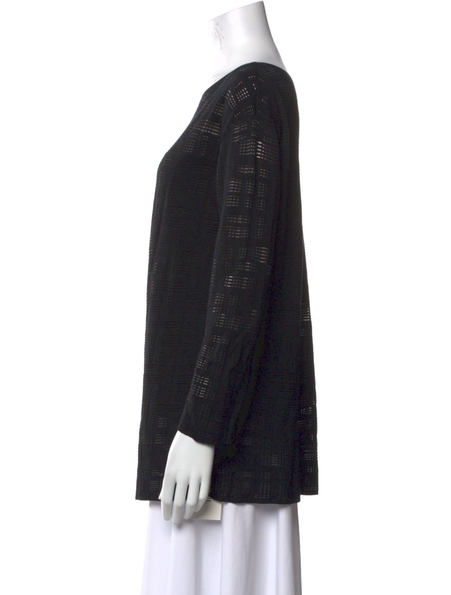 Akris Bateau Neckline Long Sleeve Tunic