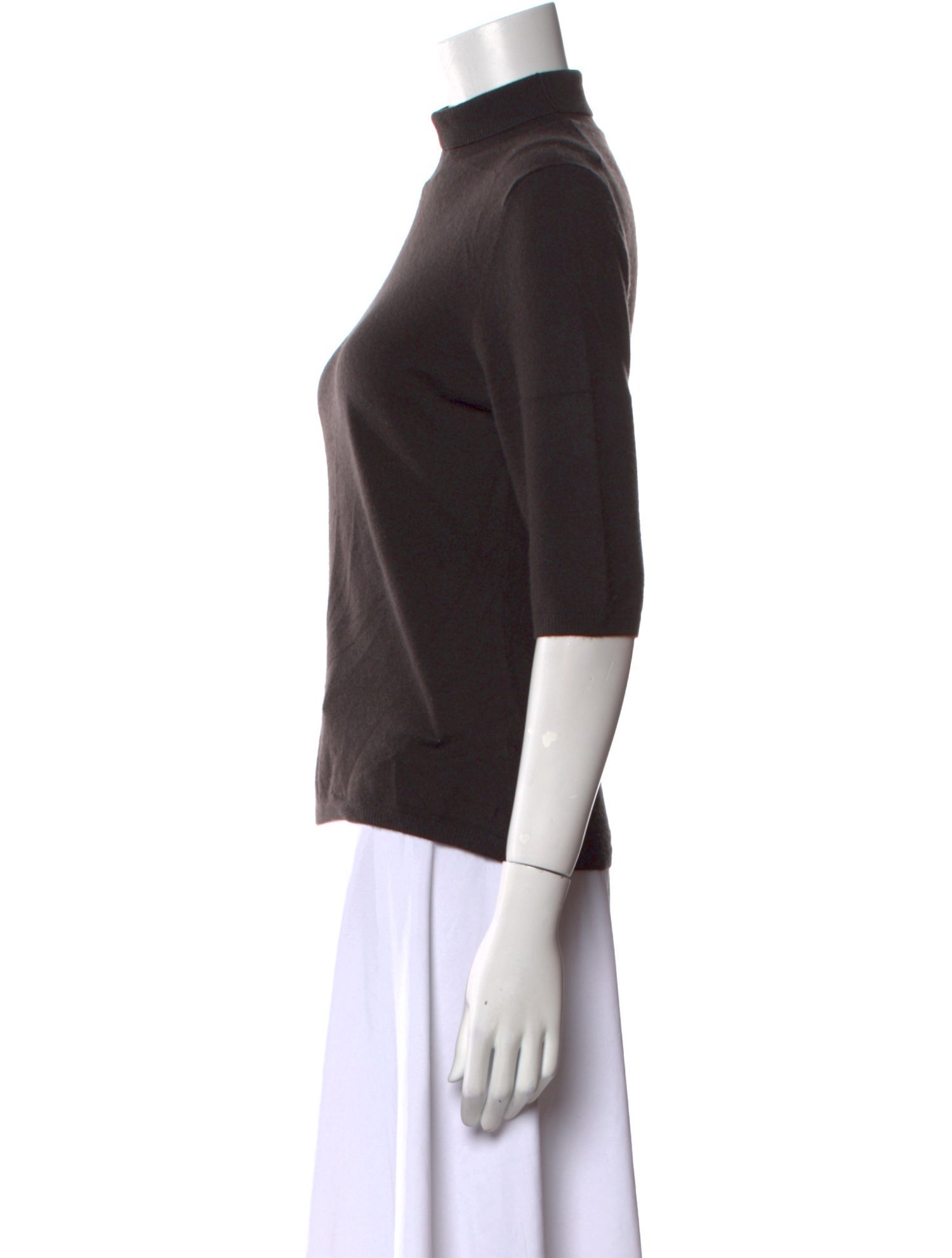 Akris Cashmere Mock Neck Sweater