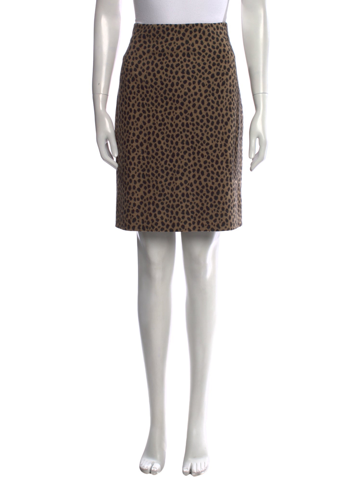 Akris Wool Knee-Length Skirt