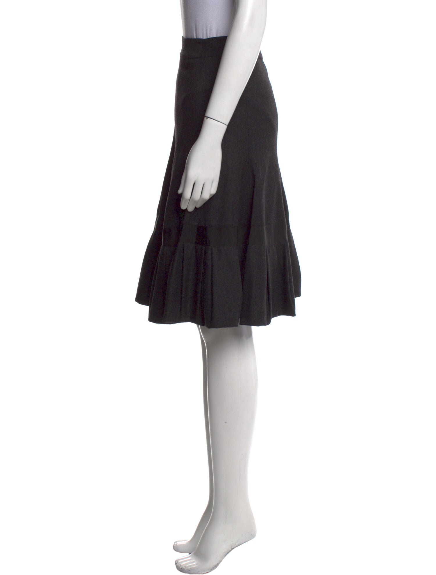 Akris Wool Knee-Length Skirt