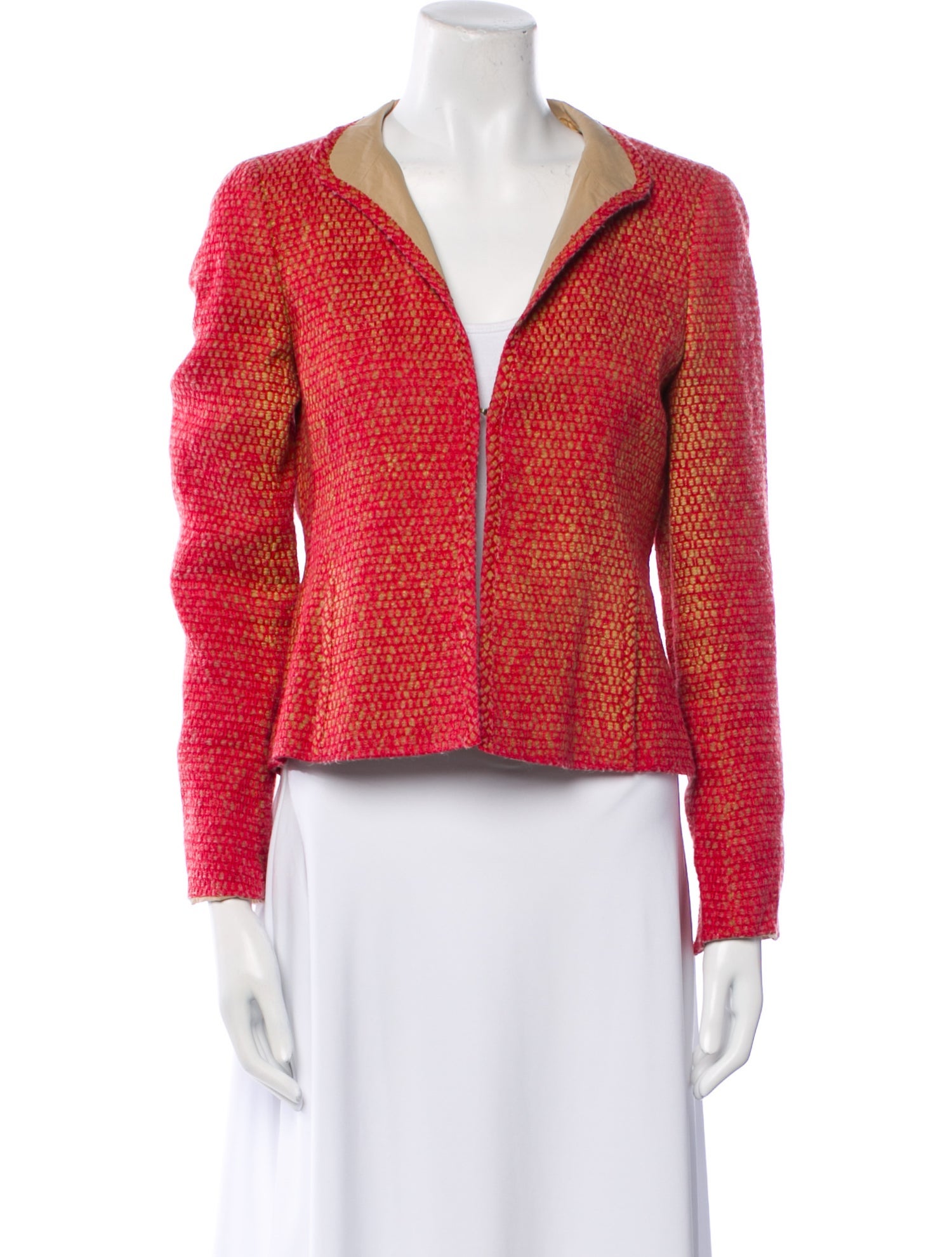 Akris Tweed Pattern Blazer