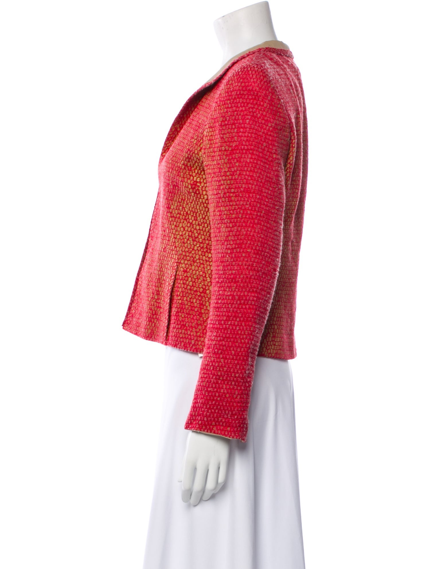 Akris Tweed Pattern Blazer