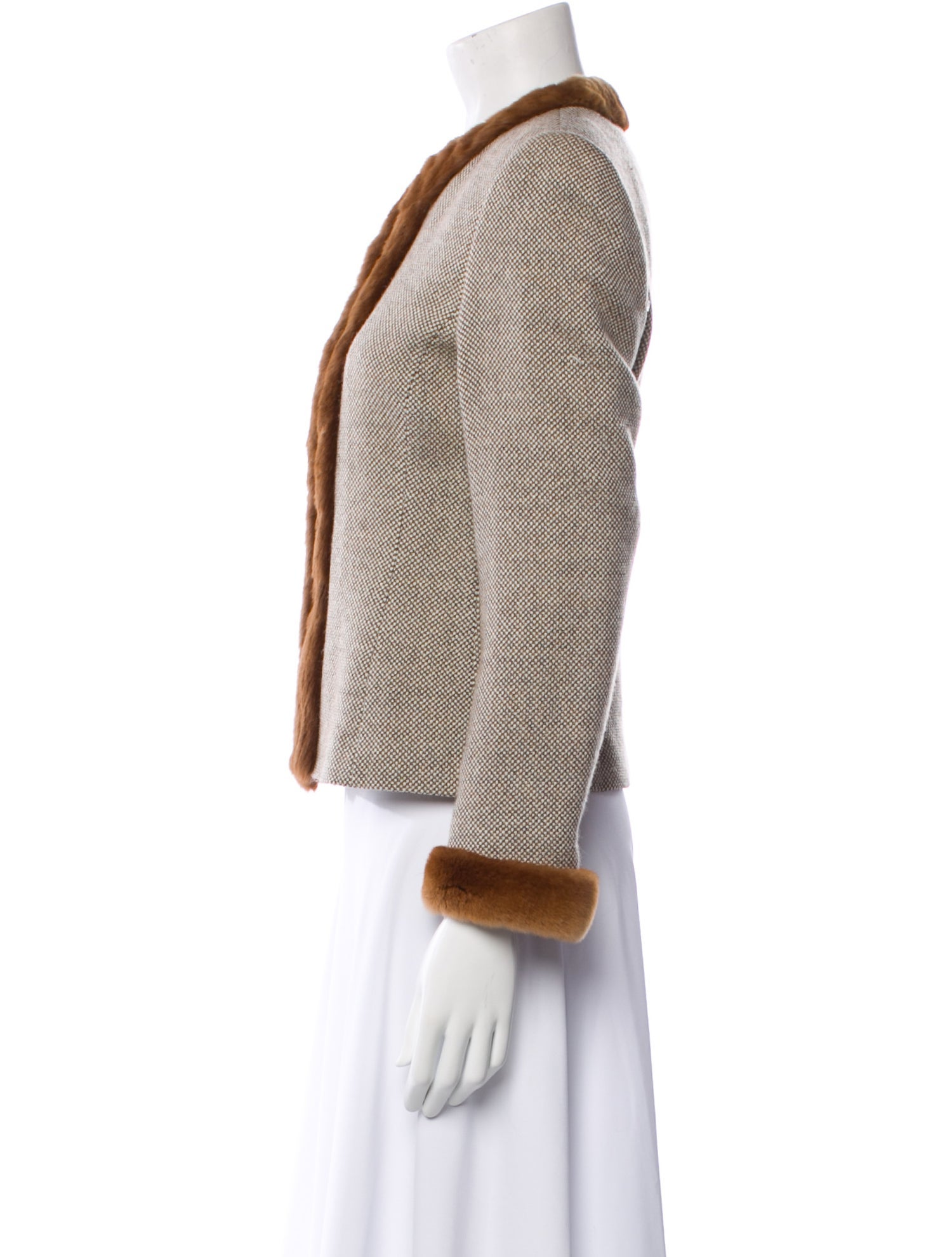 Akris Vintage Virgin Wool Fur Jacket