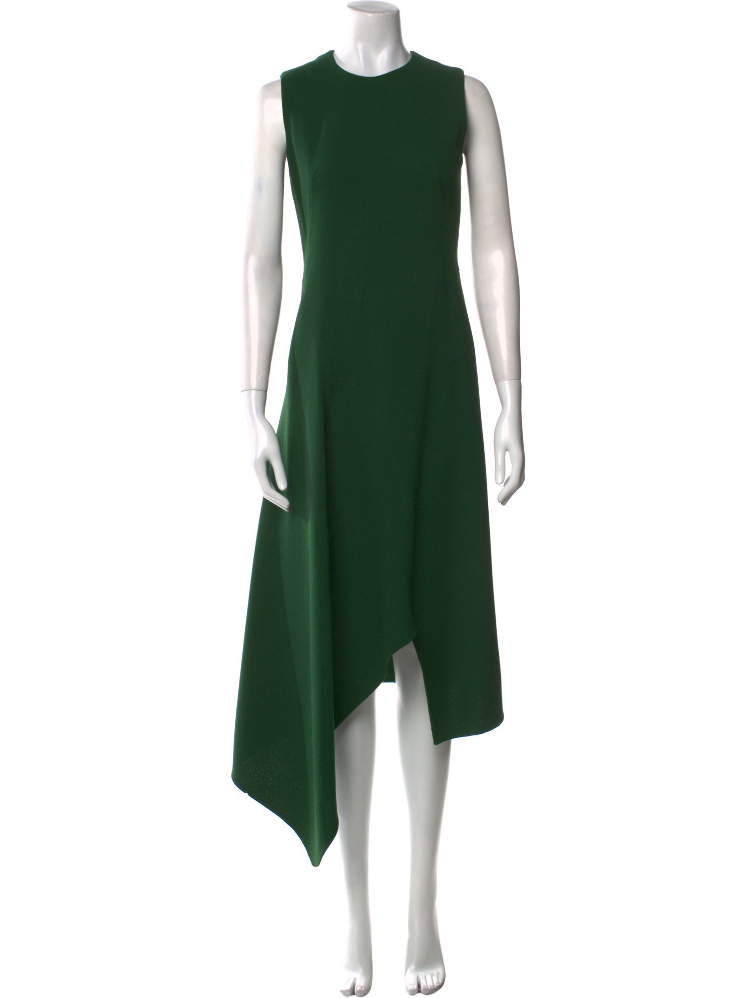Akris Crew Neck Midi Length Dress