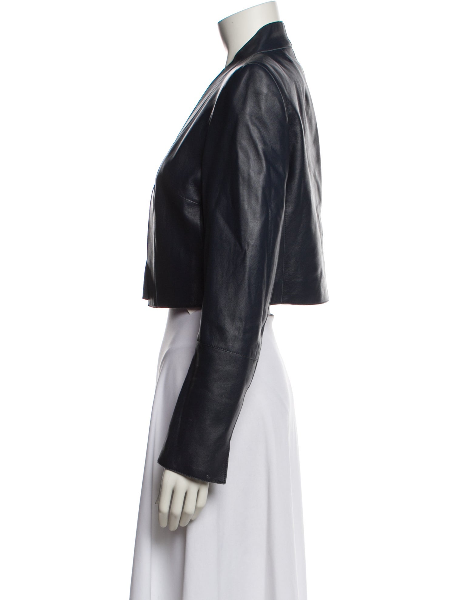 Akris Leather Biker Jacket