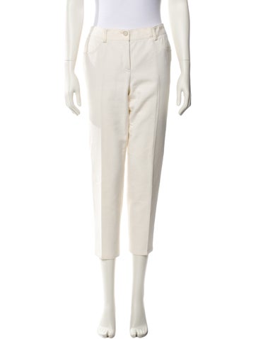 Pre-owned Akris Straight Leg Pants In Neutral