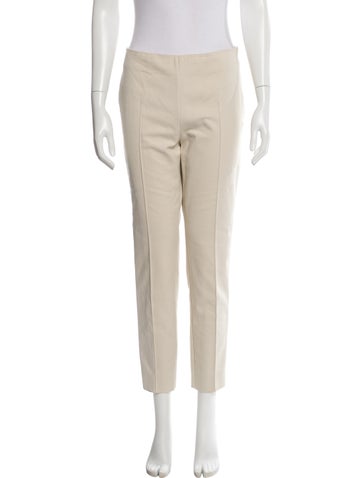 Pre-owned Akris Skinny Leg Pants In Neutral