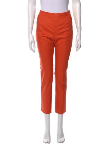 Pre-owned Akris Skinny Leg Pants In Orange
