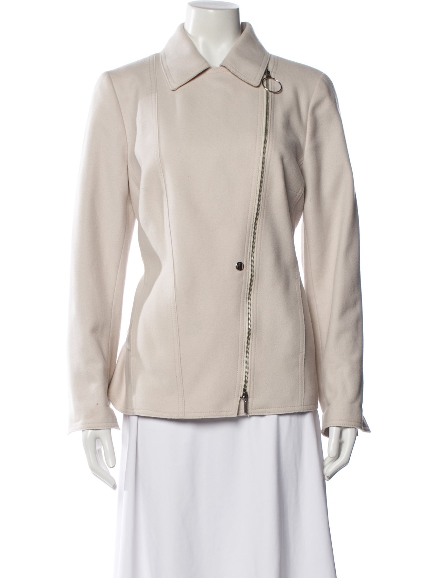 Akris Virgin Wool Biker Jacket