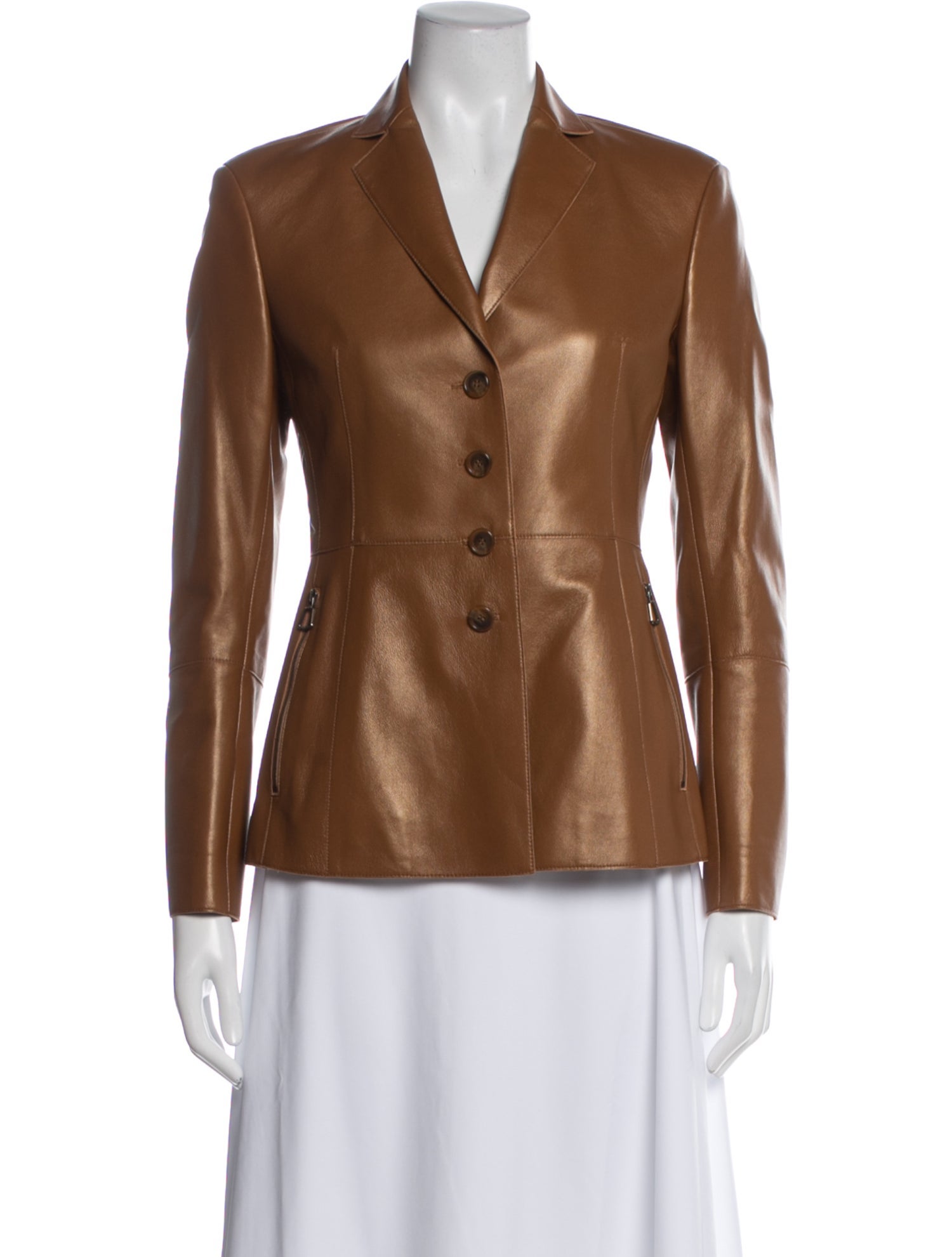 Akris Lambskin Blazer
