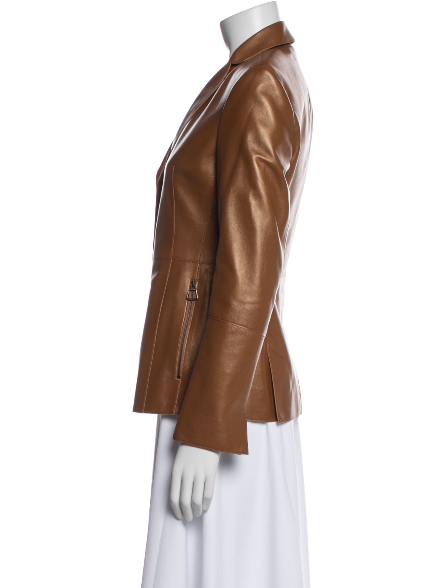 Akris Lambskin Blazer